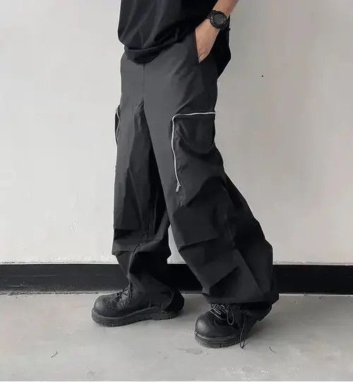 Homemade × Japanese Brand Bag Baggy vintage-inspired cargo pants Size US 34 / EU 50 - 1 Thumbnail