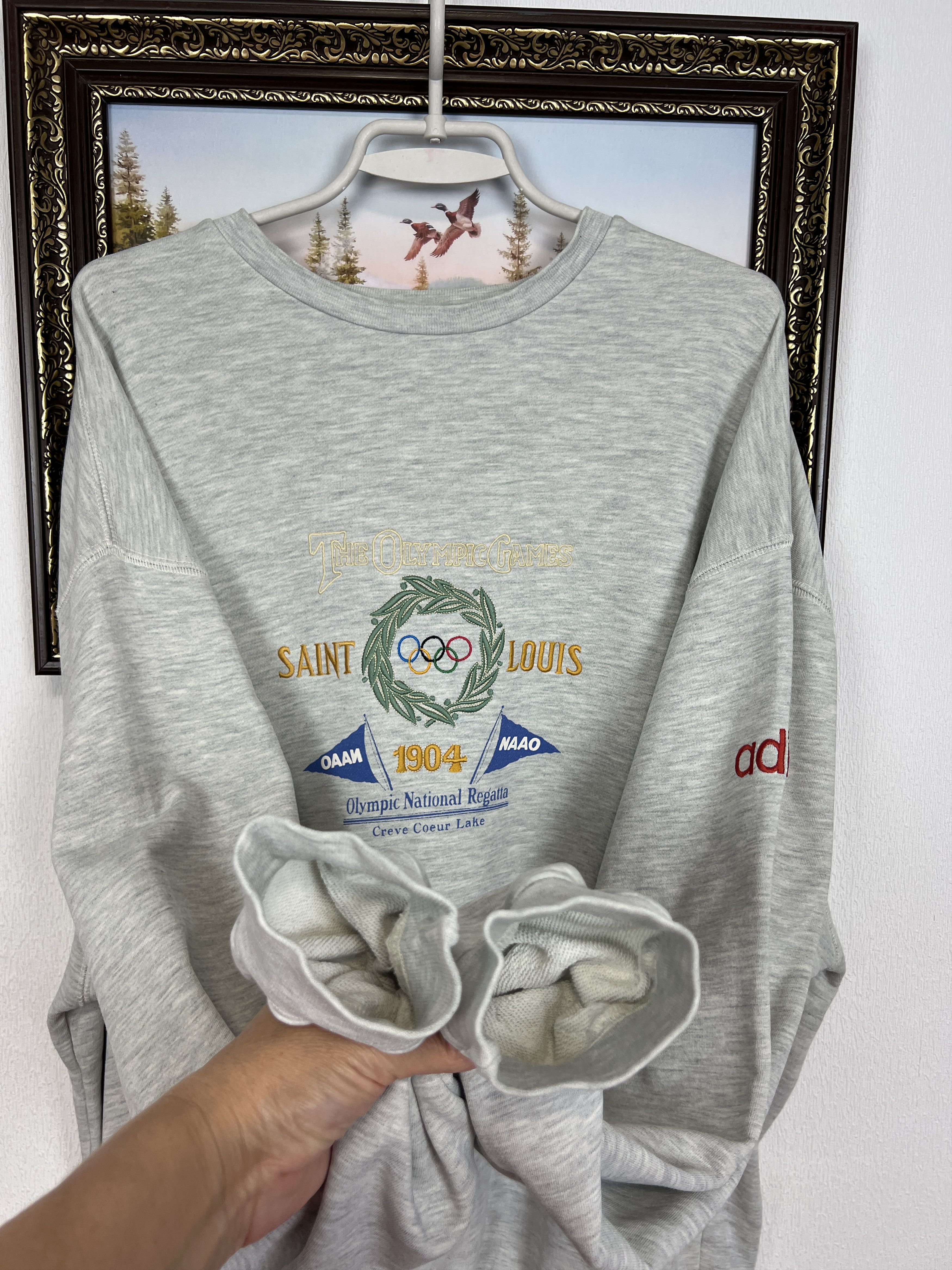 Adidas Vintage 90s Adidas Saint Louis Olympic National Regatta Size US L / EU 52-54 / 3 - 5 Thumbnail