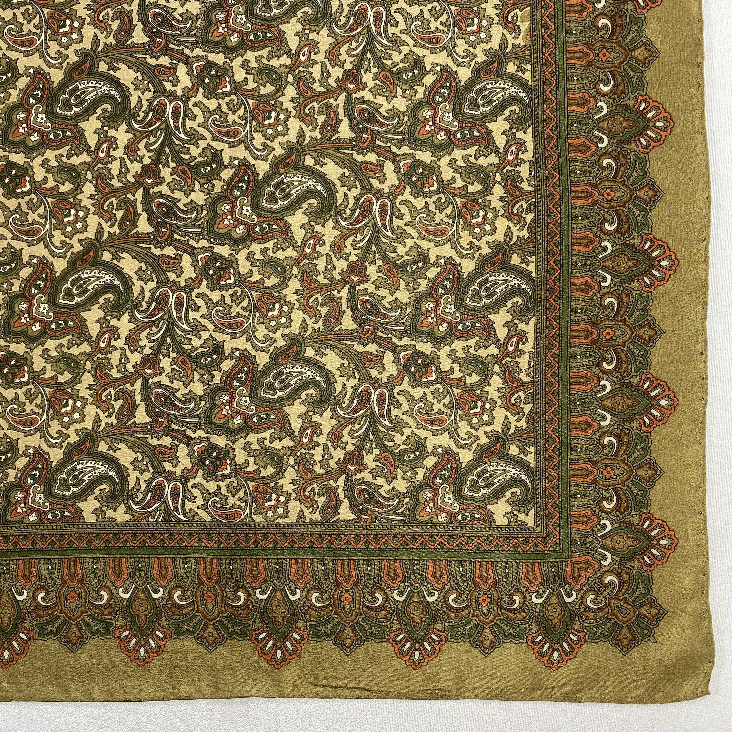 Japanese Brand × Vintage Vintage Japanese Brand Paisley Printed Scarf SS075 Size ONE SIZE - 2 Thumbnail