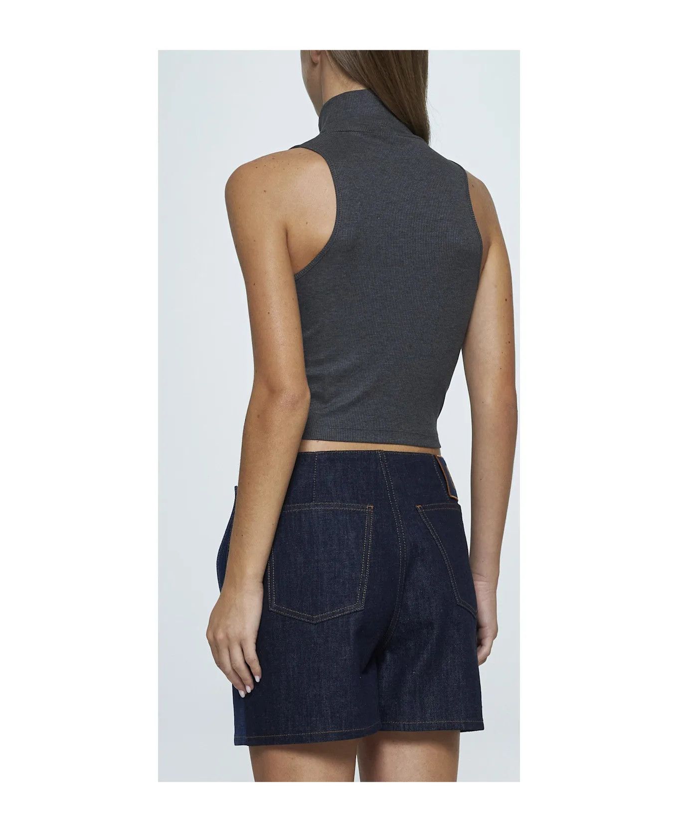 Fendi o1s1wg110326 Top in Grey Size L / US 10 / IT 46 - 3 Thumbnail