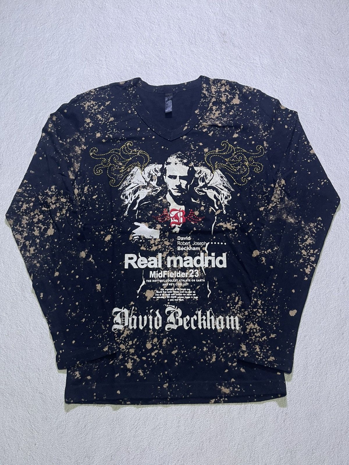 Japanese Brand VINTAGE Y2K REAL MADRID long sleeve tshirt Size US S / EU 44-46 / 1 - 1 Thumbnail