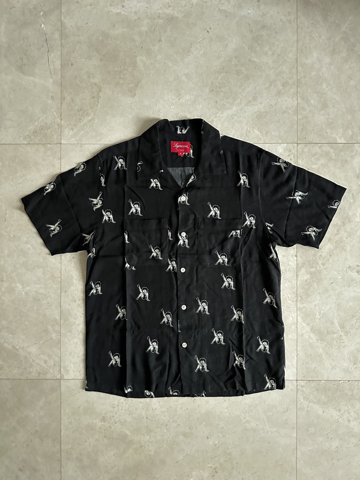 Supreme Betty Boop Rayon Shirt | Grailed