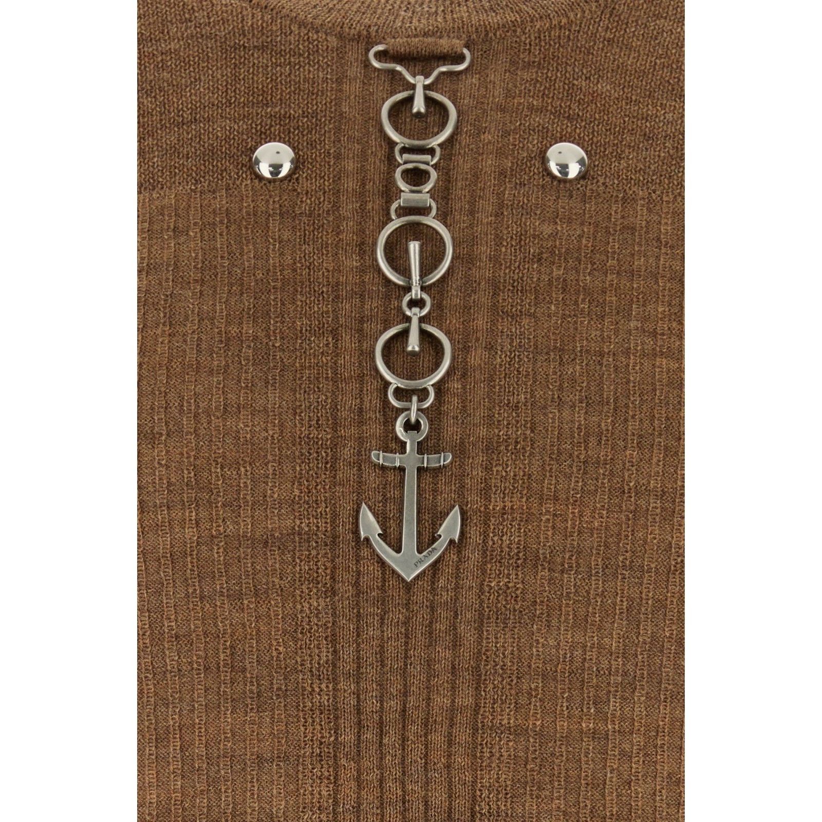 Prada PRADA Caramel Wool Sweater New And Authentic (Men's size:50; Size US M / EU 48-50 / 2 - 3 Thumbnail