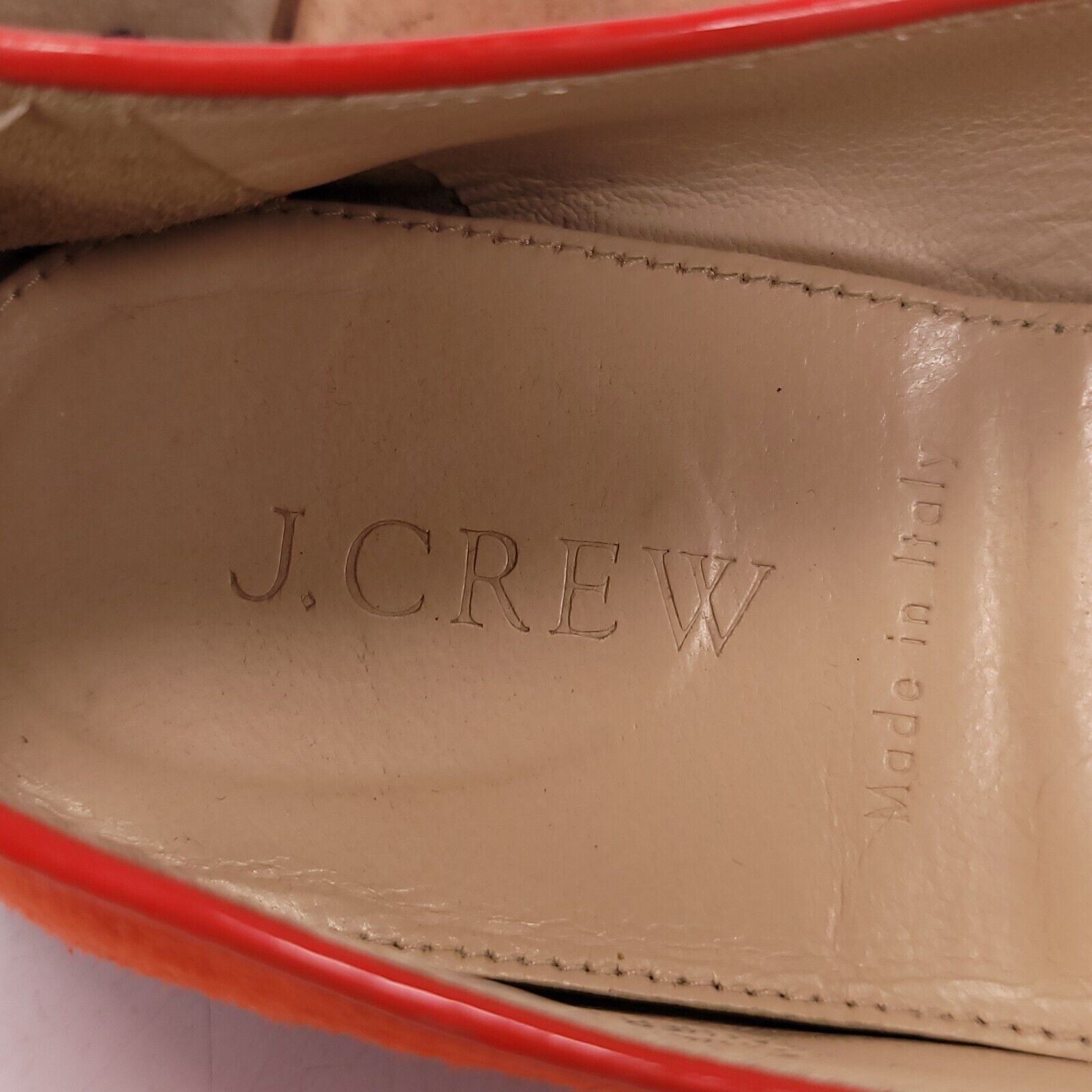J.Crew Jcrew Casual Slip On Ballet Flat Womens Size 6.5 Red Size US 6.5 / IT 36.5 - 8 Thumbnail