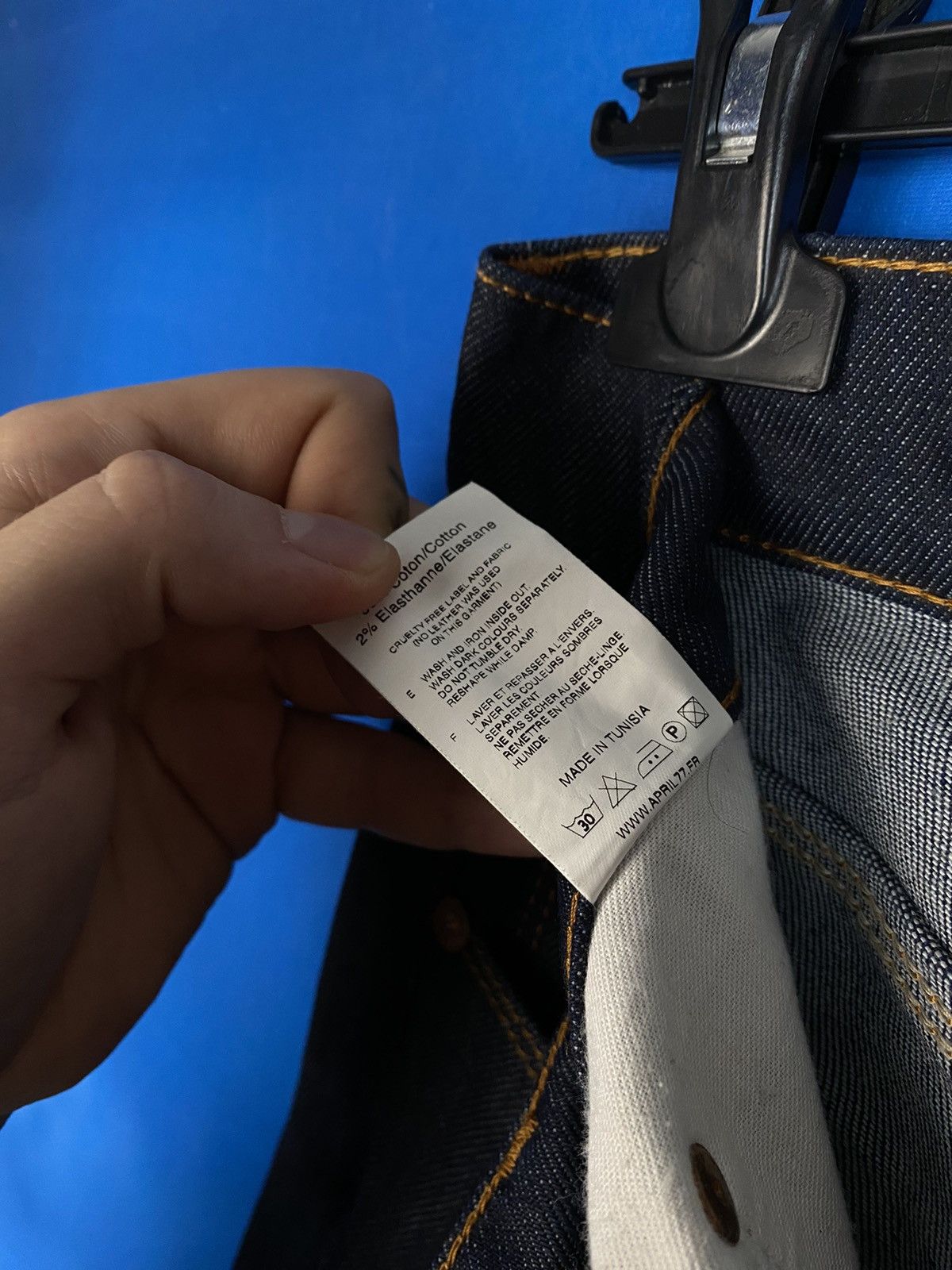 April 77 × Japanese Brand April 77 Japanese denim pants Size US 30 / EU 46 - 9 Thumbnail