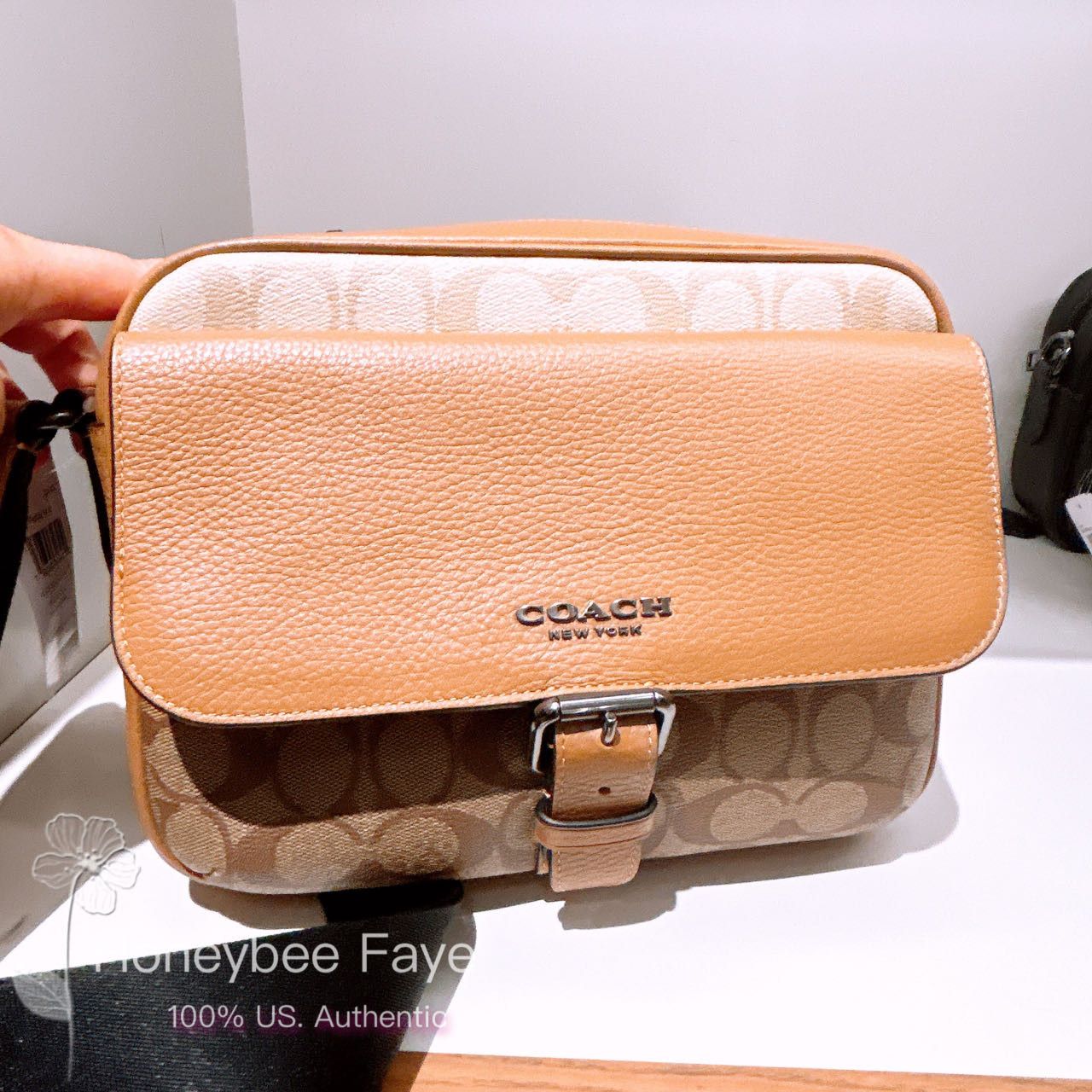 image of Coach Hudson Crossbody Bag In Colorblock Signature Canvas Cr339, Men's
