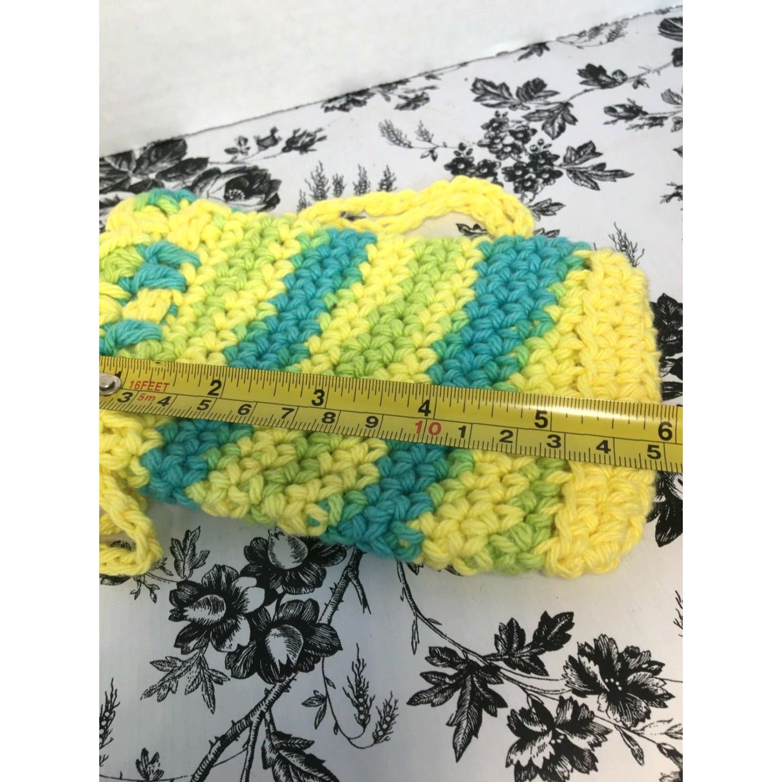 Greats Handmade Crochet Small Bag Great For Cellphone Money Keys Pouch Size ONE SIZE - 7 Thumbnail