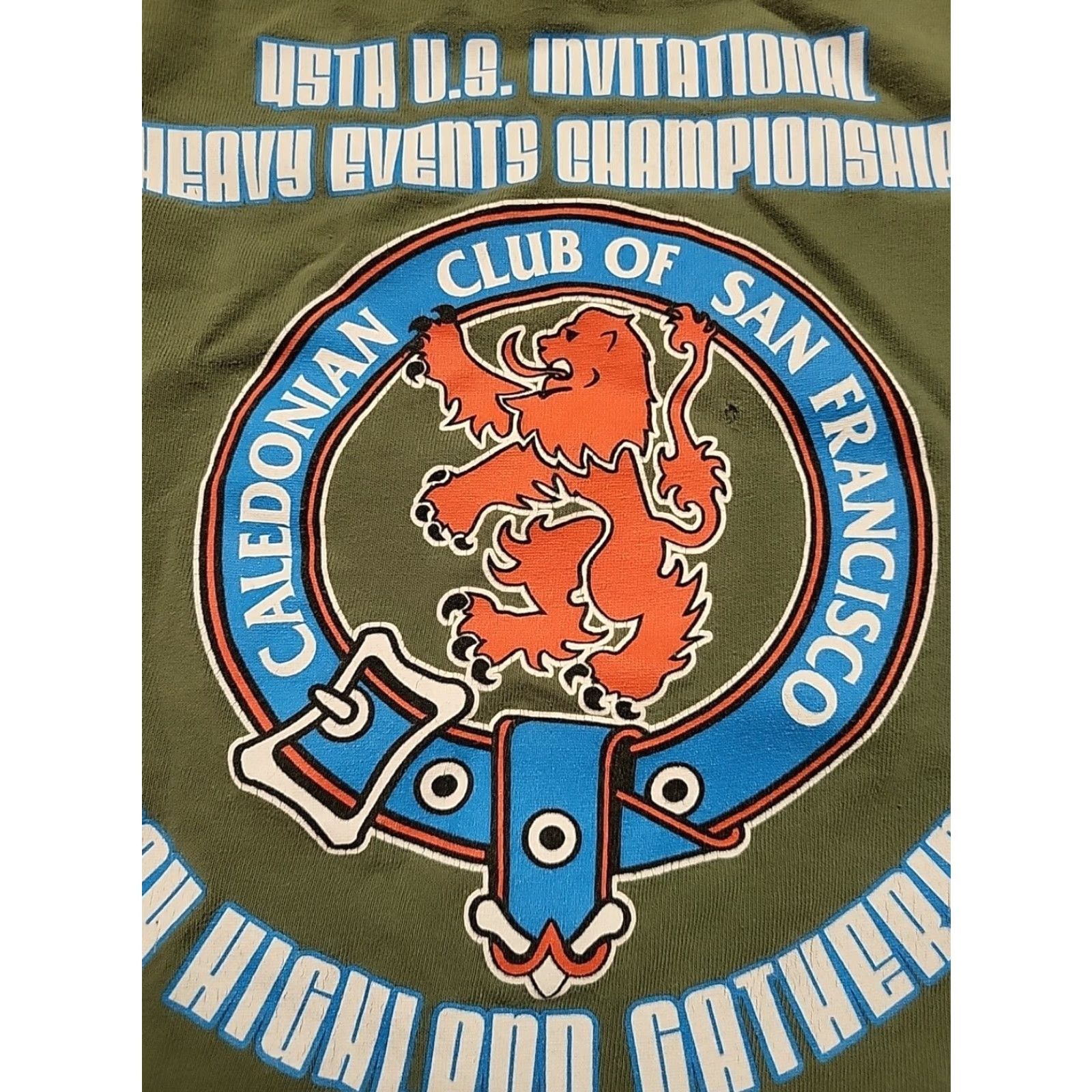 Gildan U.S. Heavy Events Tshirt Caledonion Club Championship 2019 XL SS Green Lifting - Gildan - Men - T-Shirt Size US XL / EU 56 / 4 - 7 Thumbnail