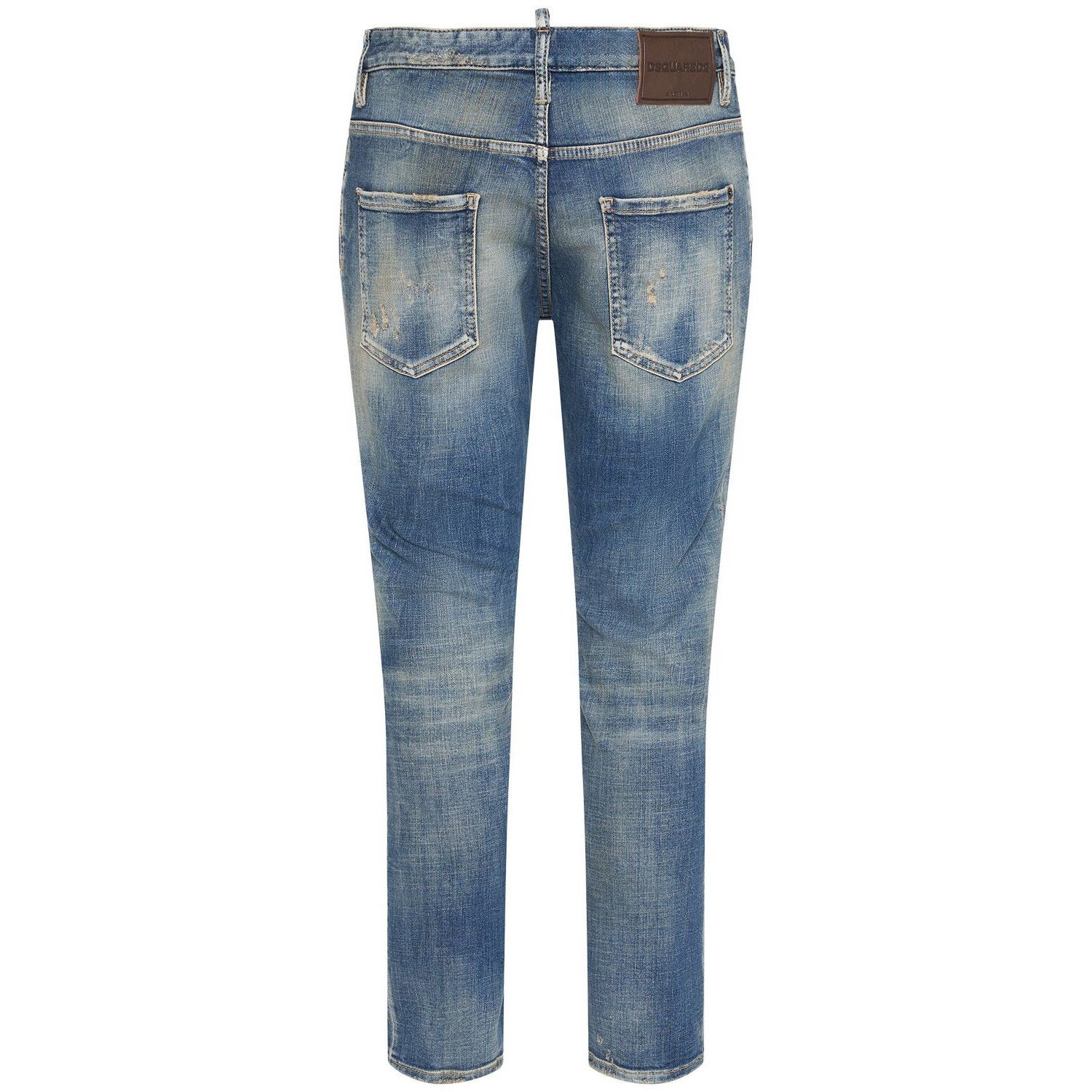 Dsquared2 DSQUARED2 Skater Blue Jeans New & Authentic (Men's size:US 3 Size US 38 / EU 54 - 2 Thumbnail