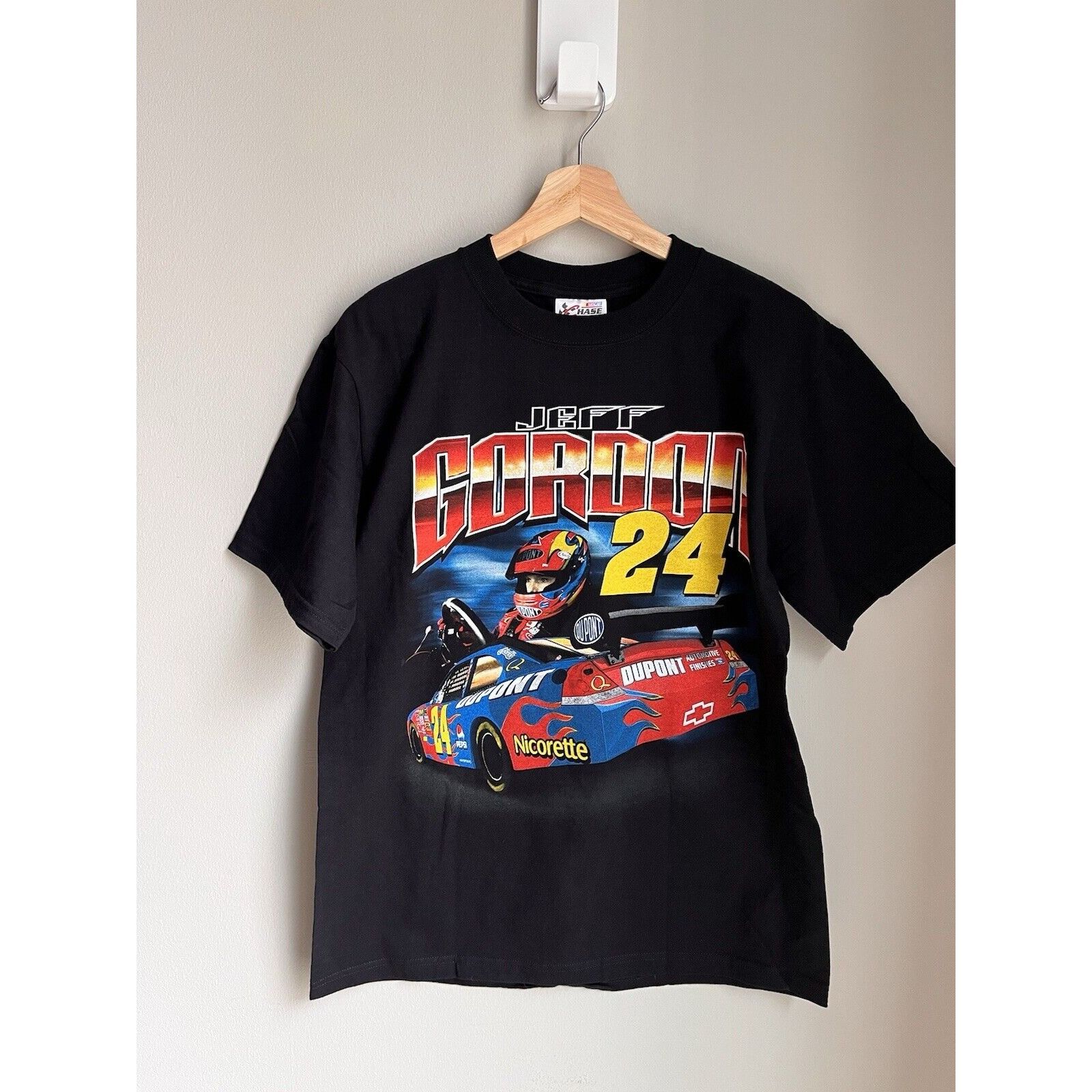 NASCAR NEW VINTAGE NASCAR RACING JEFF GORDON #24 BLACK T SHIRT 90S Size US M / EU 48-50 / 2 - 1 Thumbnail