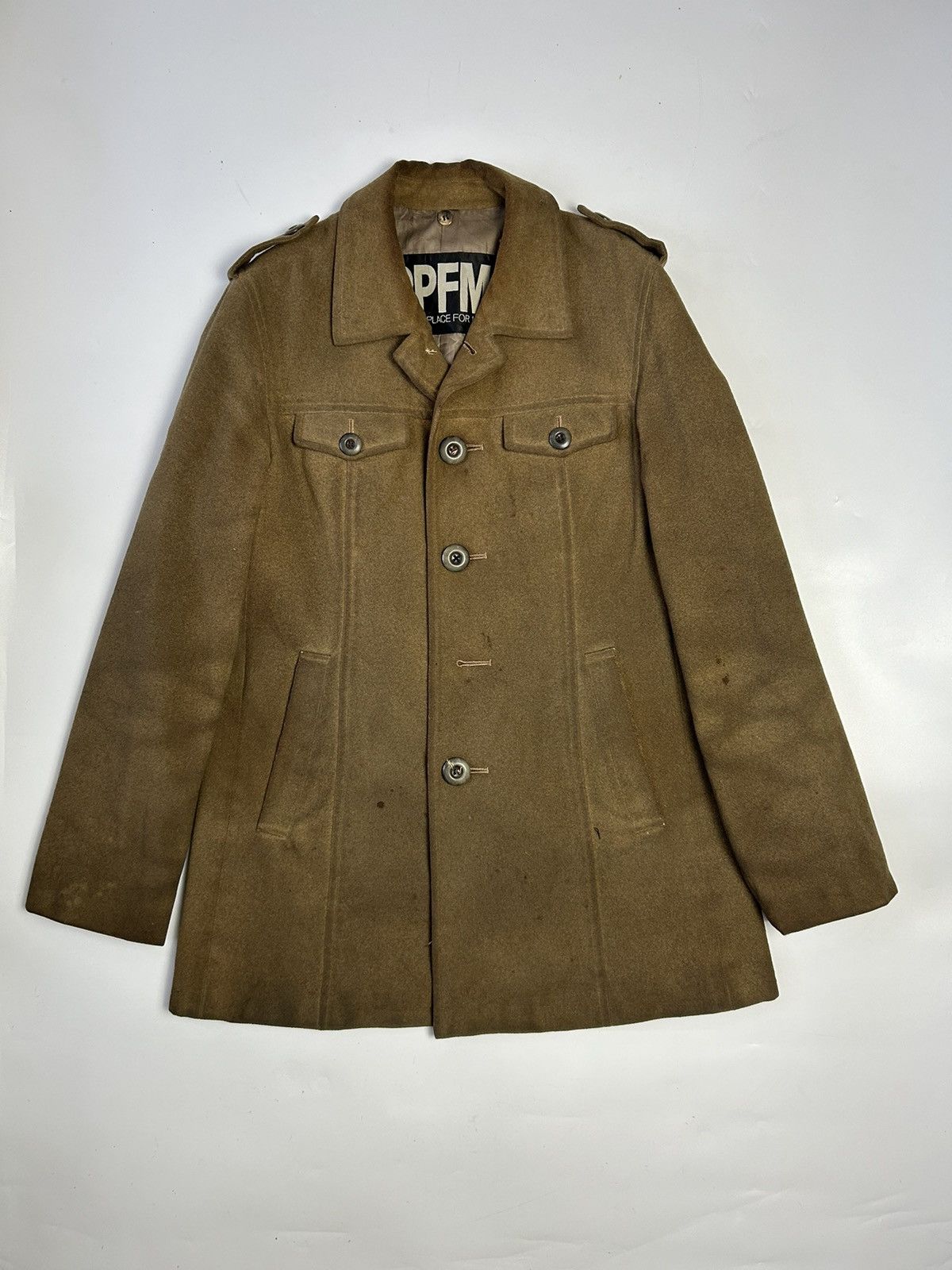 Japanese Brand × PPFM PPFM WOOL LONG JACKET Size US M / EU 48-50 / 2 - 1 Thumbnail