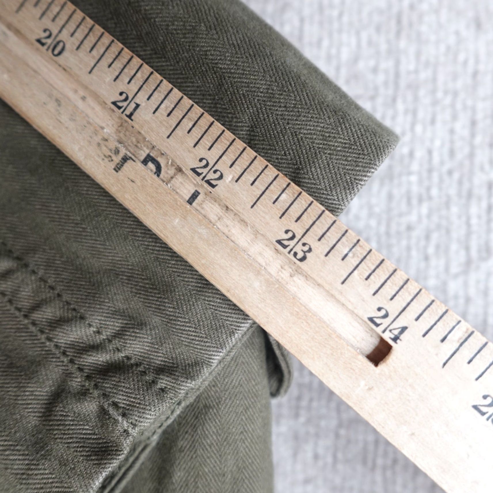Everlane Everlane Womens Jacket Small Green Twill Peacoat Double Breasted Cotton Military Jacket Women S Green Twill Peacoat Size S / US 4 / IT 40 - 7 Thumbnail