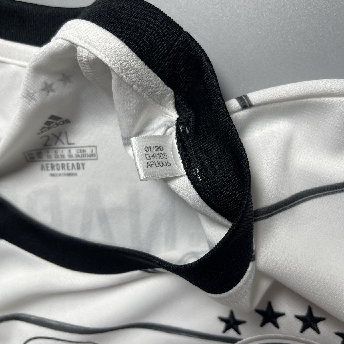 Adidas GERMANY ADIDAS 2020 EURO FOOTBALL HOME JERSEY #10 GNABRY Size US XXL / EU 58 / 5 - 7 Thumbnail