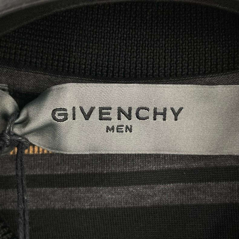 Givenchy Givenchy Four-Panel Striped Long Sleeve Polo Shirt Size US XL / EU 56 / 4 - 4 Thumbnail