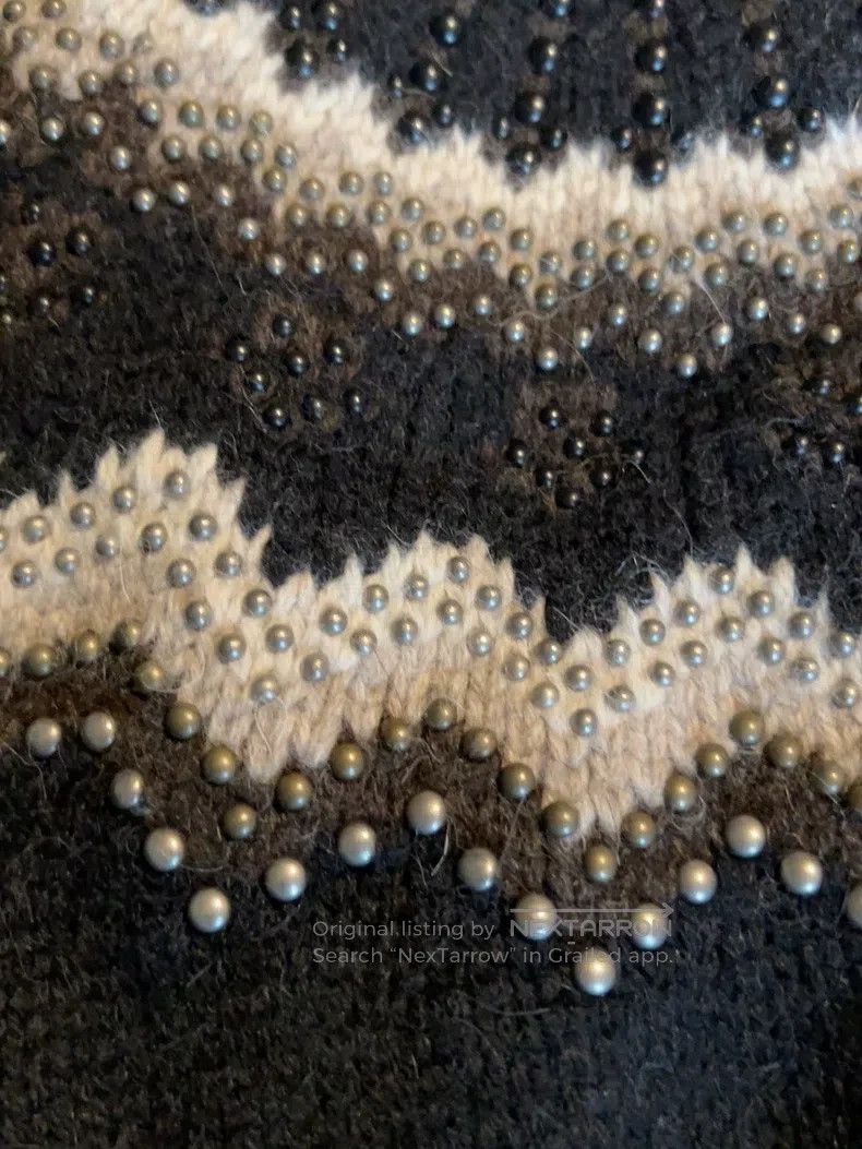 Valentino Valentino Willow nail pattern sweater Size M / US 6-8 / IT 42-44 - 4 Thumbnail