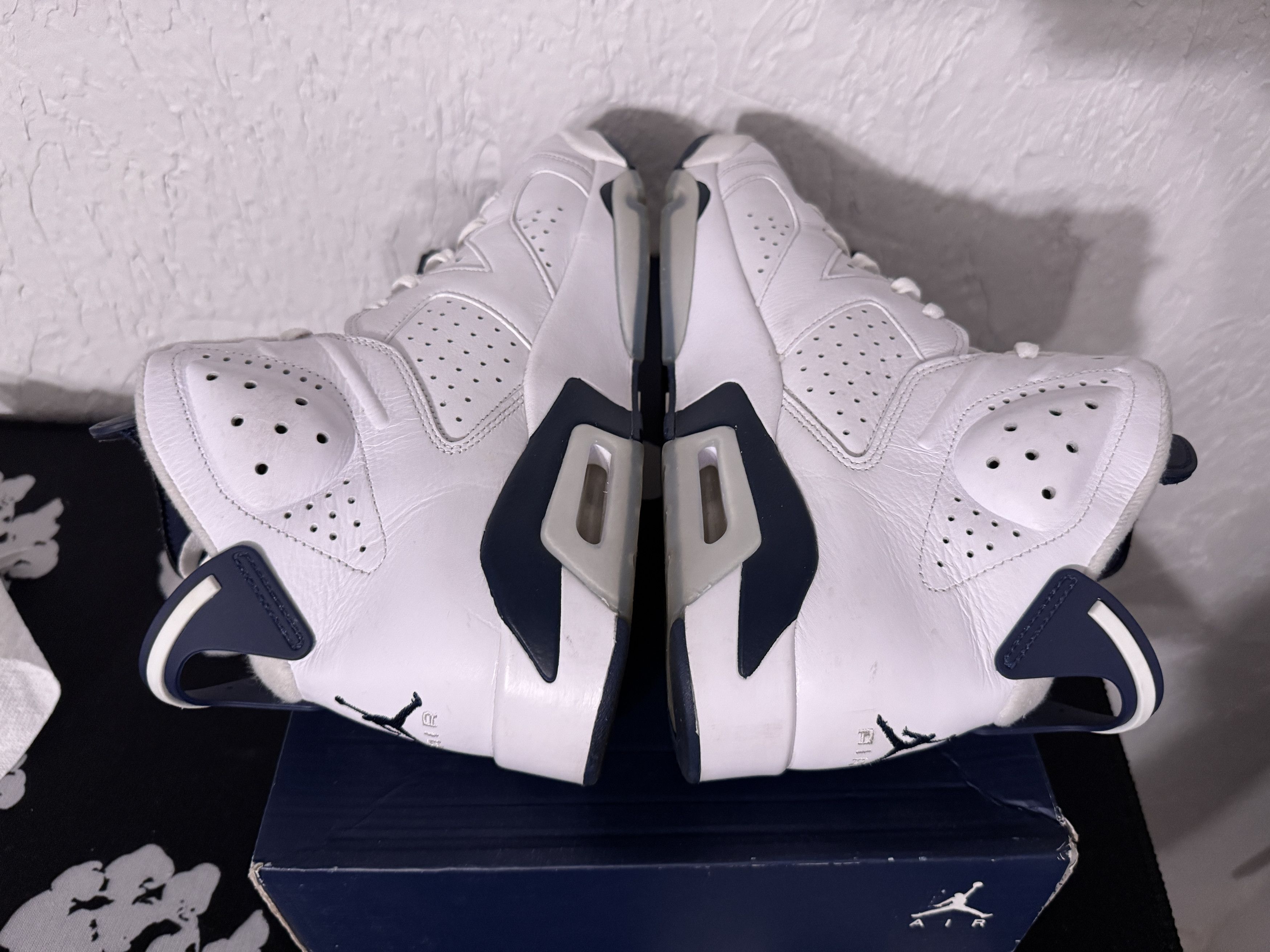 Jordan Brand × Nike US 12 - Air Jordan 6 Retro Midnight Navy Blue WITH BOX Size US 12 / EU 45 - 7 Thumbnail