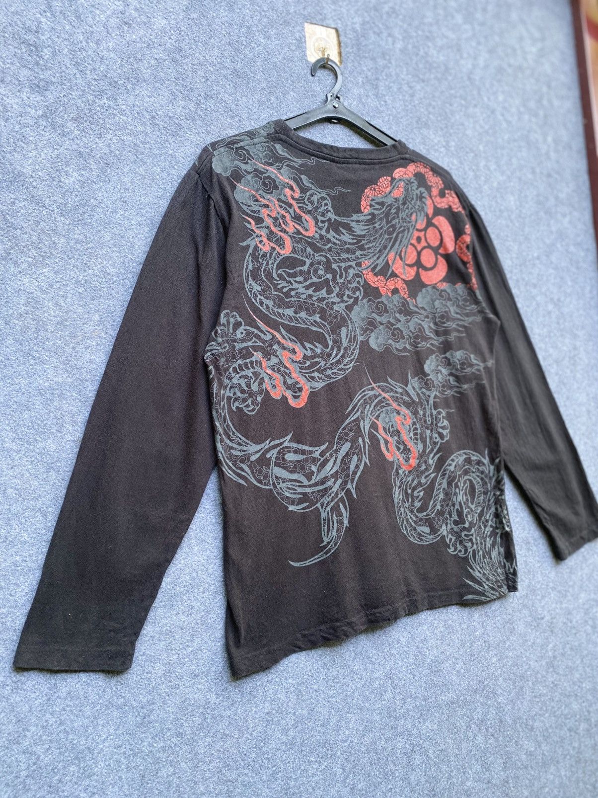 Japanese Brand Bullet noise dragon long sleeve tshirt Size US L / EU 52-54 / 3 - 12 Thumbnail