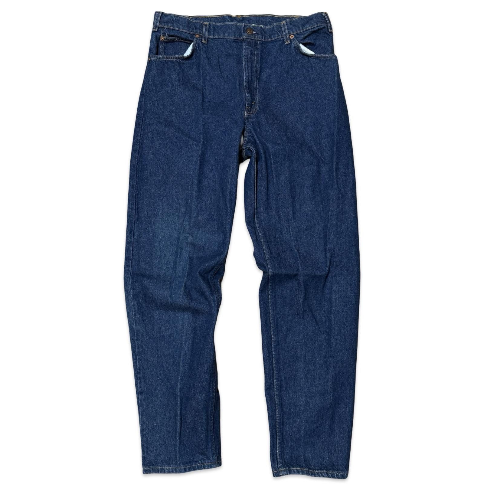 Levi's Vintage Levi's 550 Orange Tab Dark Wash Denim Jeans Size US 36 / EU 52 - 1 Thumbnail