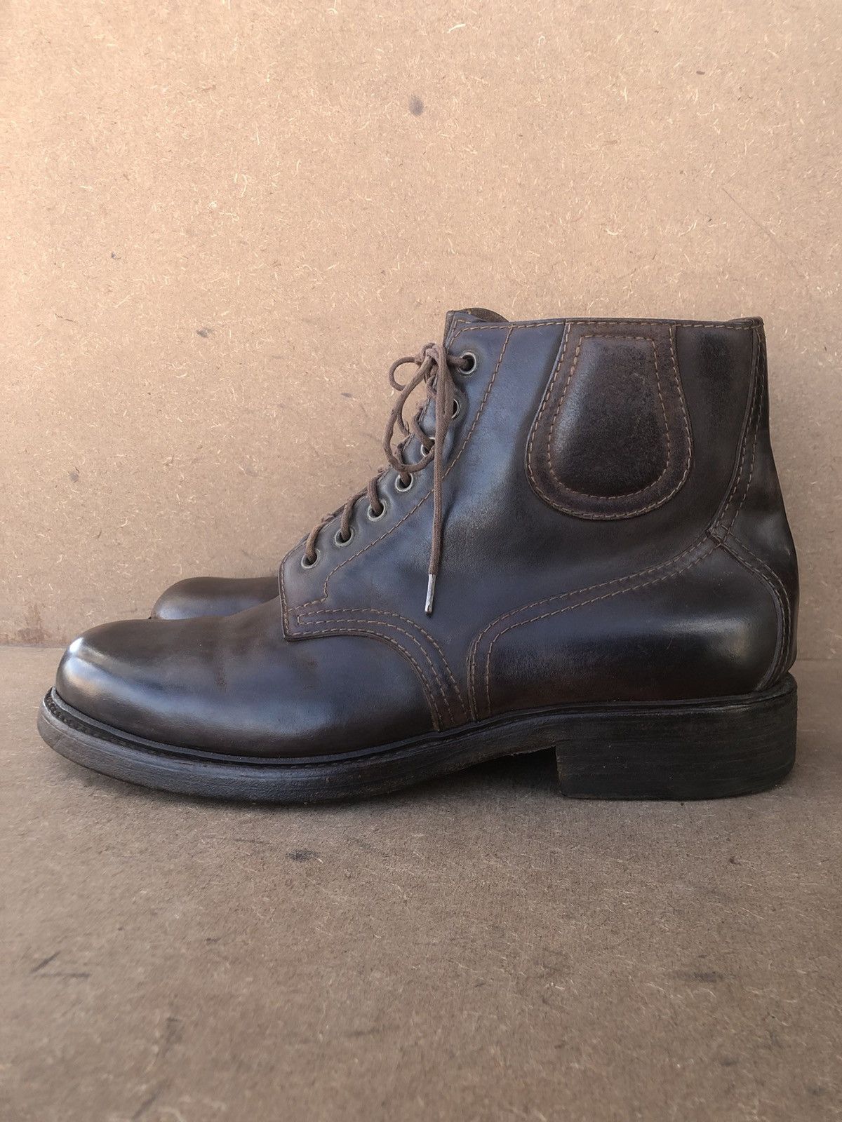 Notify Notify Brown Horse hide Leather Men’s Boots Size 42 Size US 8 / EU 41 - 2 Thumbnail
