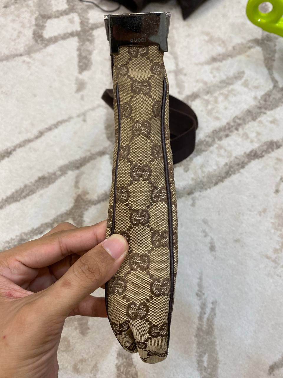 Gucci Gucci Brown GG Canvas Shoulder Bag Beige Size ONE SIZE - 4 Thumbnail