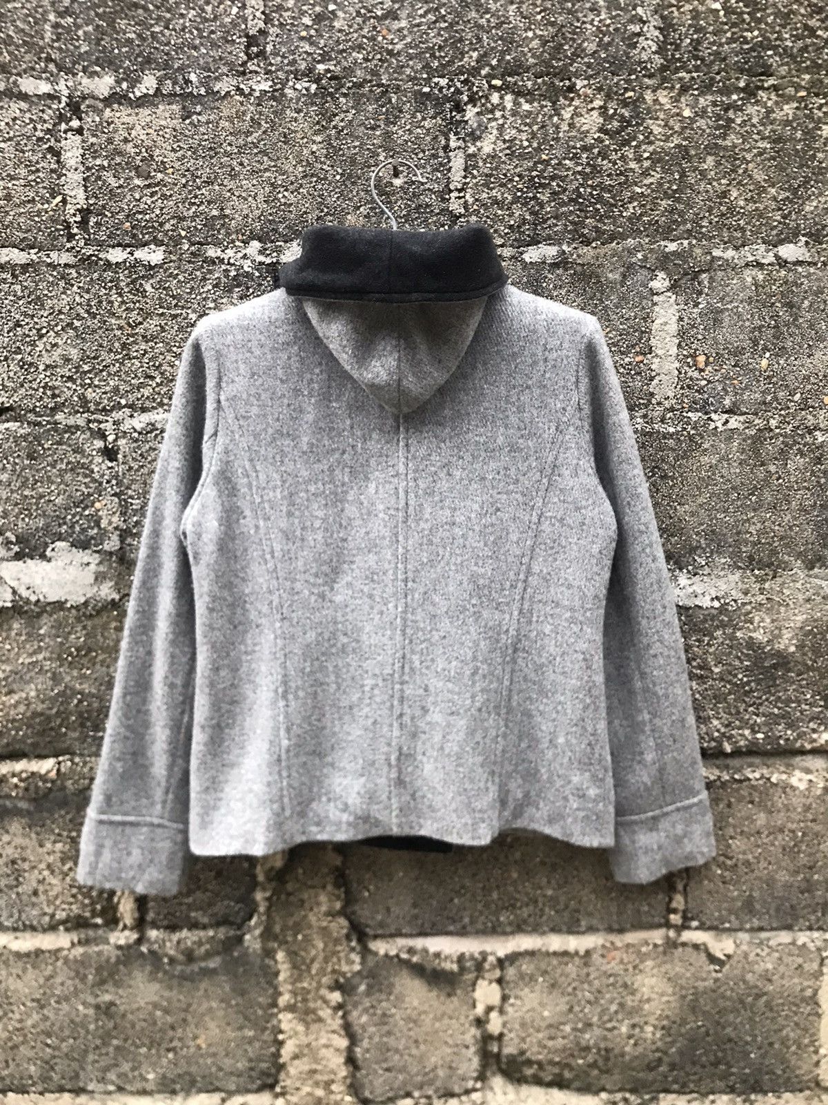 Japanese Brand 🔥Bonappetit Button Wool Cropped Jacket Size S / US 4 / IT 40 - 12 Thumbnail