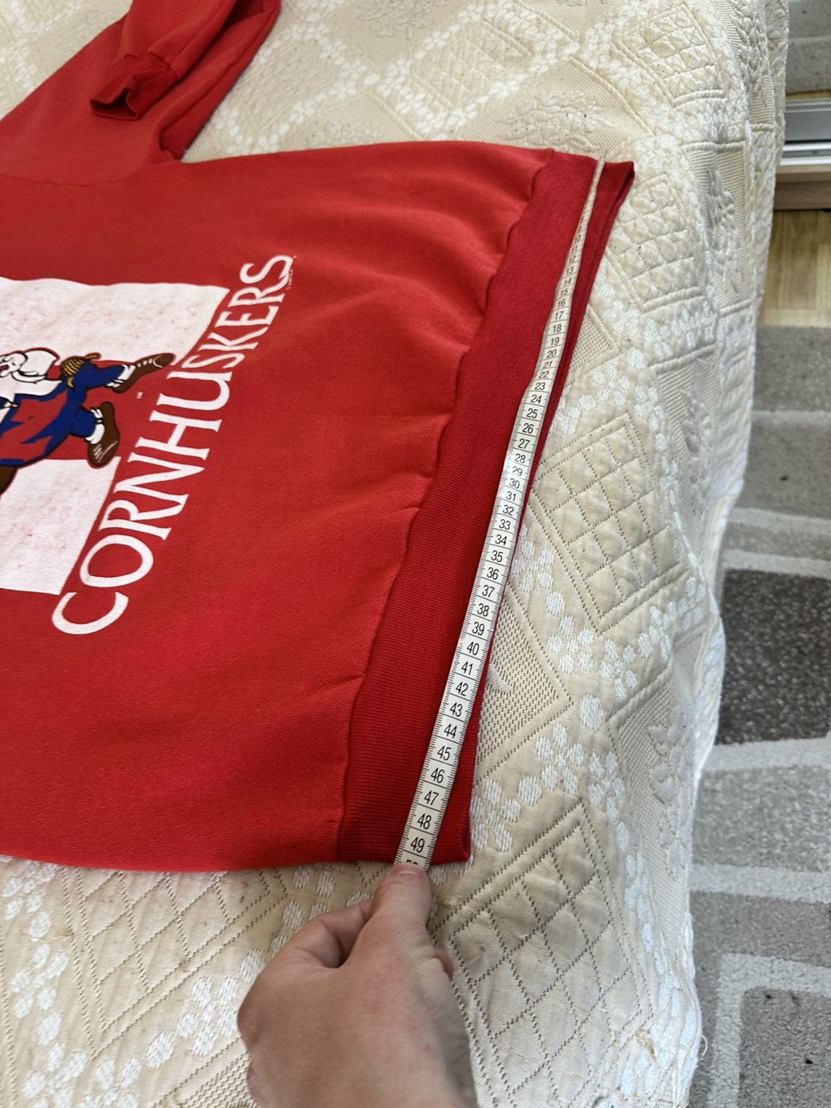 NCAA 🔥 Nebraska Cornhuskers NFL NCAA Vintage Sweatshirt Football Size US XL / EU 56 / 4 - 11 Thumbnail