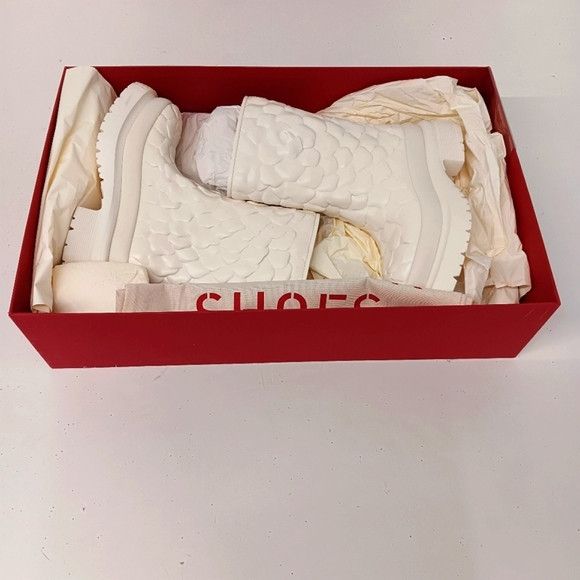 Valentino Valentino Garavani Women Ivory Rose Atelier Mid Boots - EU36 Size US 6 / IT 36 - 12 Thumbnail