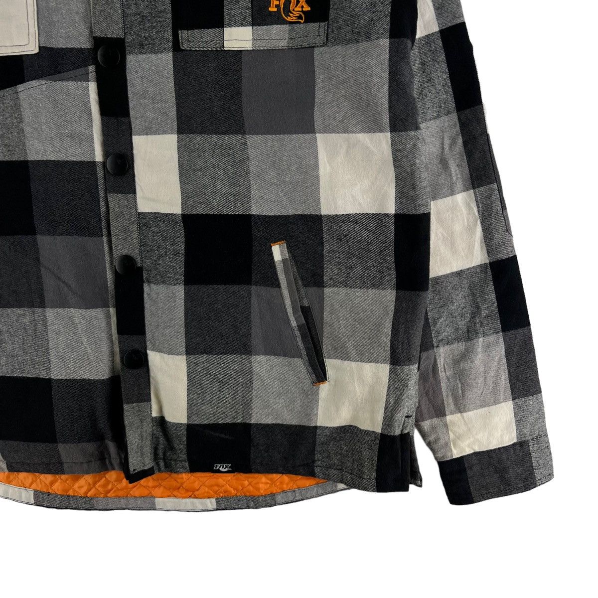 Fox Racing 🔥Chore Jacket Tartan Design Fox Racing Worker Wear Size US L / EU 52-54 / 3 - 4 Thumbnail