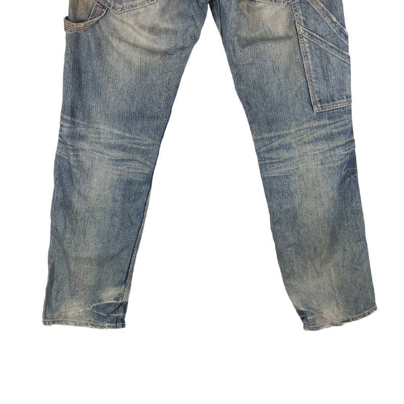 Edwin Vintage Edwin 503 Blue Trip Denim Jean Size US 30 / EU 46 - 6 Thumbnail