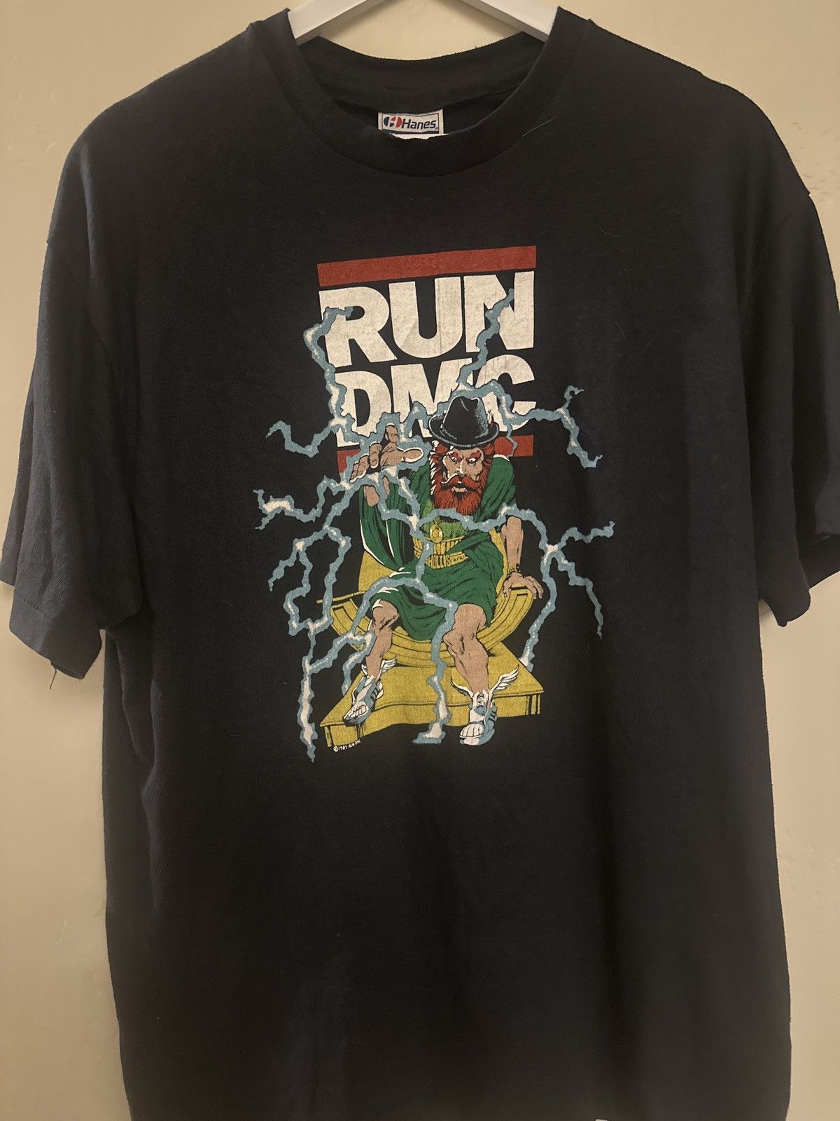 Band Tees 1987 Run DMC Tee Size US XL / EU 56 / 4 - 1 Thumbnail