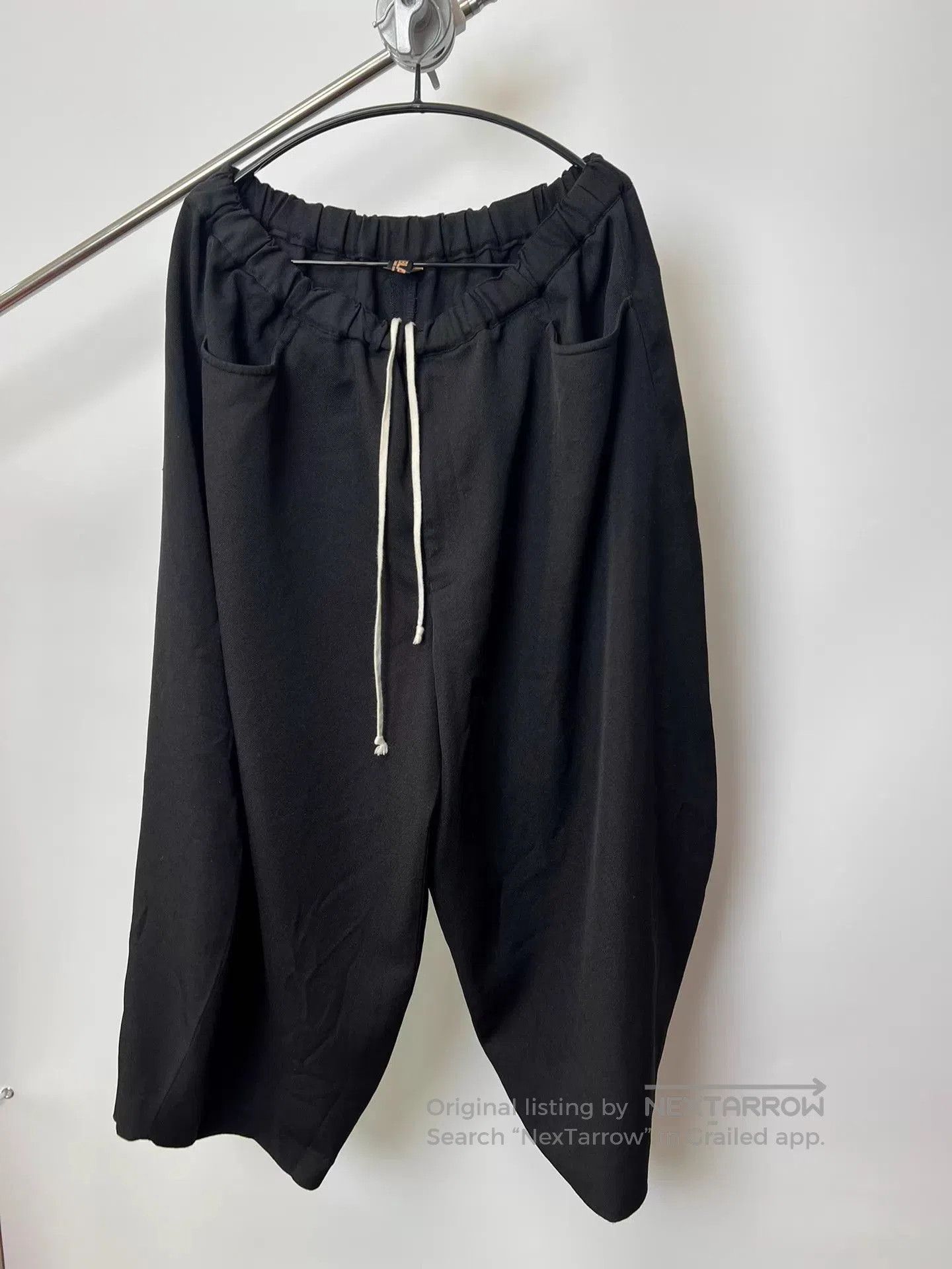 Comme des Garcons Black Casual Elastic Waist Drawstring Pants Size 34. Size US 34 / EU 50 - 2 Thumbnail