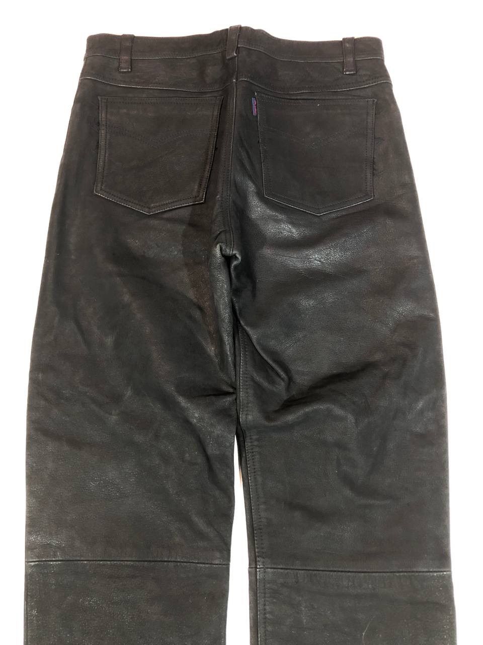 Leather × Vintage Off Set Vintage Leather Racing Moto Pants Size US 32 / EU 48 - 10 Thumbnail
