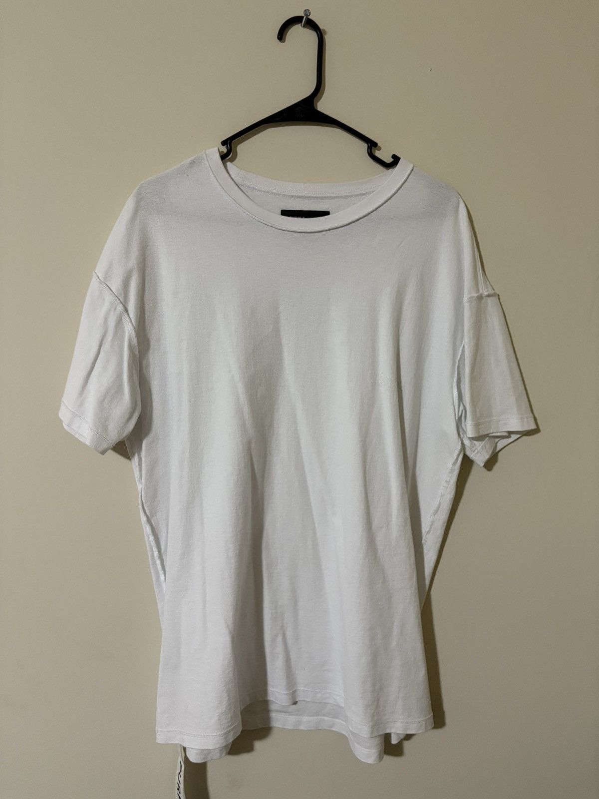 Purple Brand jumbo logo wordmark tee oversized