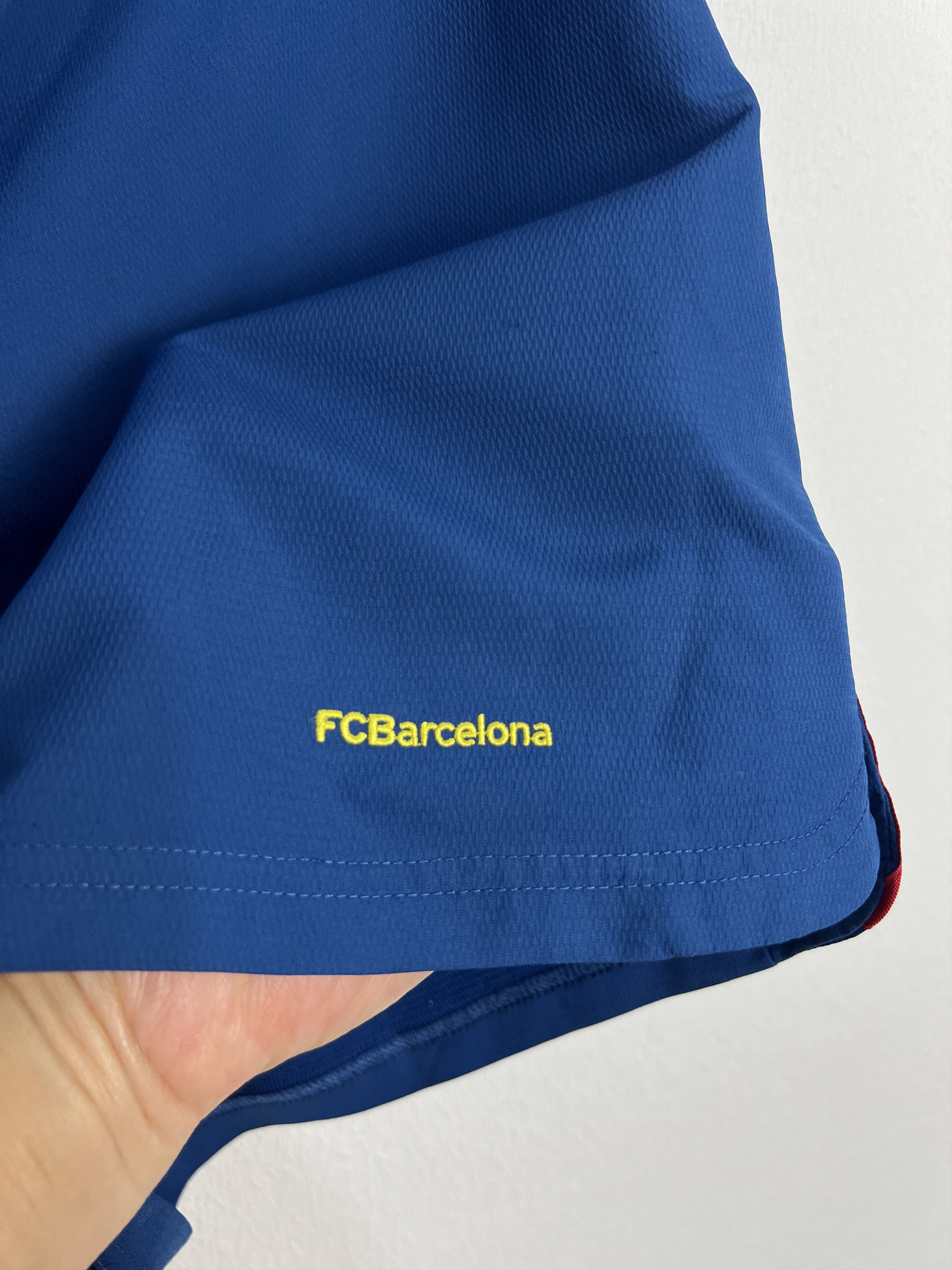 Nike Vintage Nike FC Barcelona Football Shorts Blue Soccer M Size US 32 / EU 48 - 13 Thumbnail