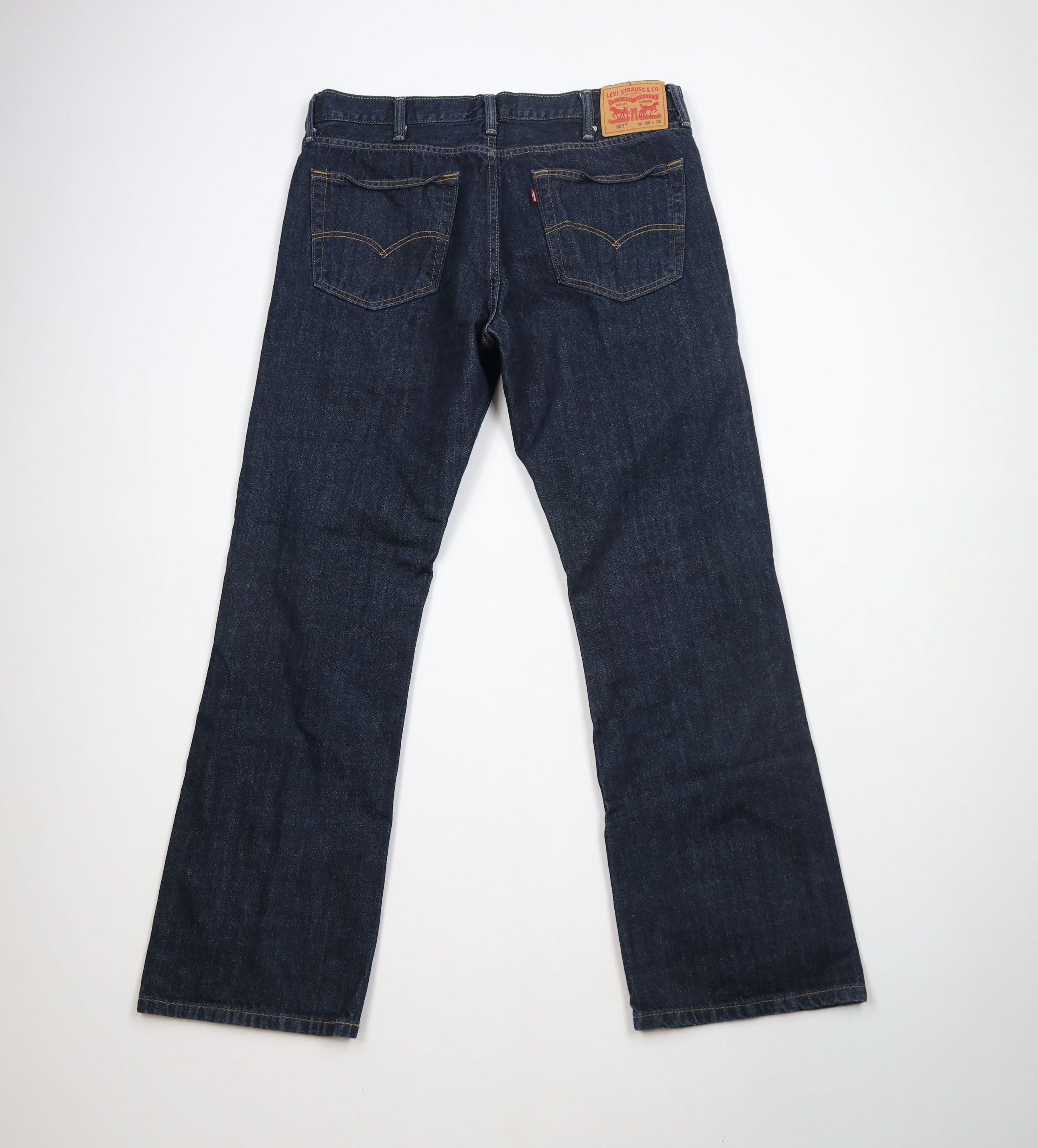 Levi's Vintage Y2K Levis 527 Fit Flared Bootcut Denim Jeans Blue Size US 38 / EU 54 - 7 Thumbnail