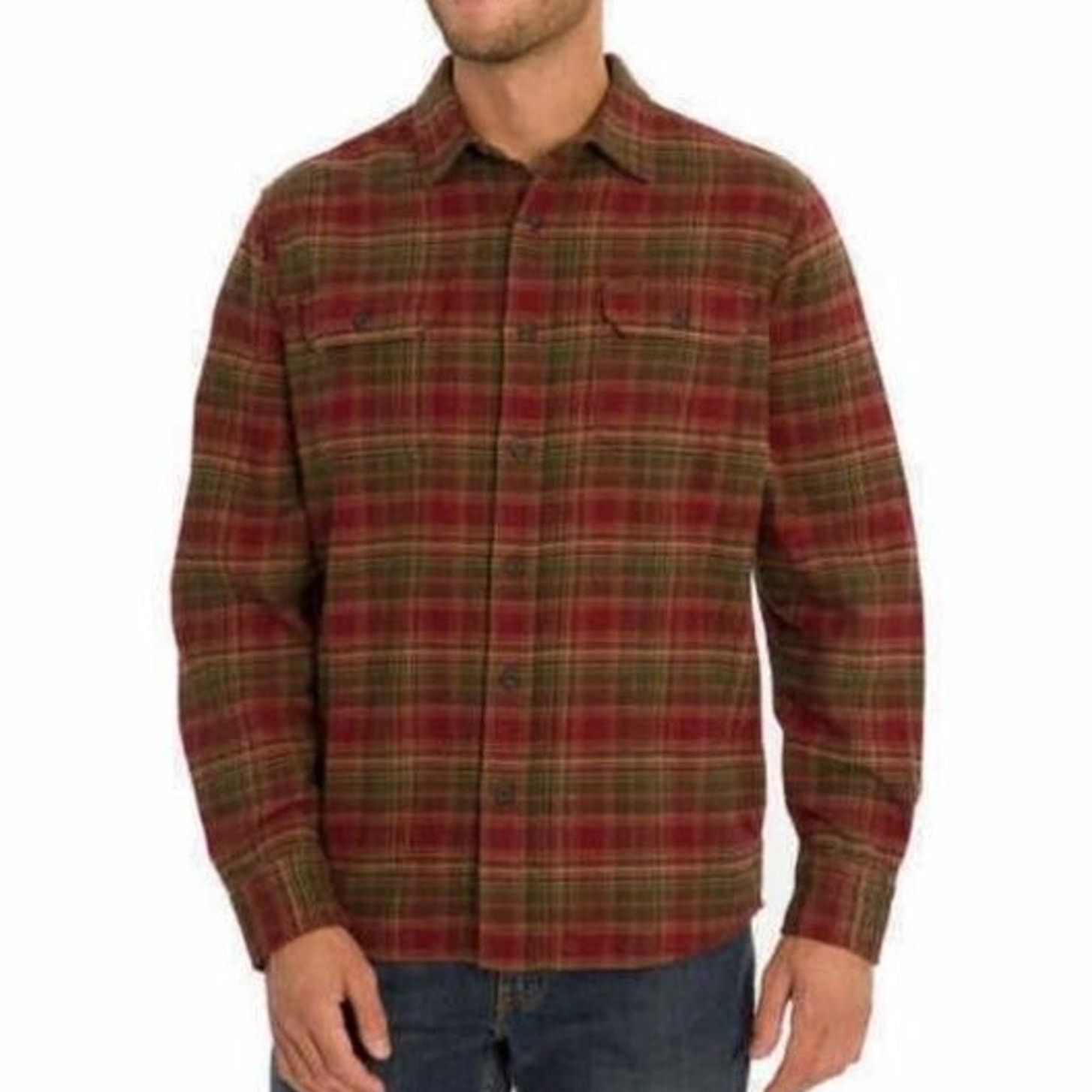 Orvis Orvis Mens Heavyweight Flannel Shirt Plaid Size M Gorpcore Size US M / EU 48-50 / 2 - 1 Thumbnail
