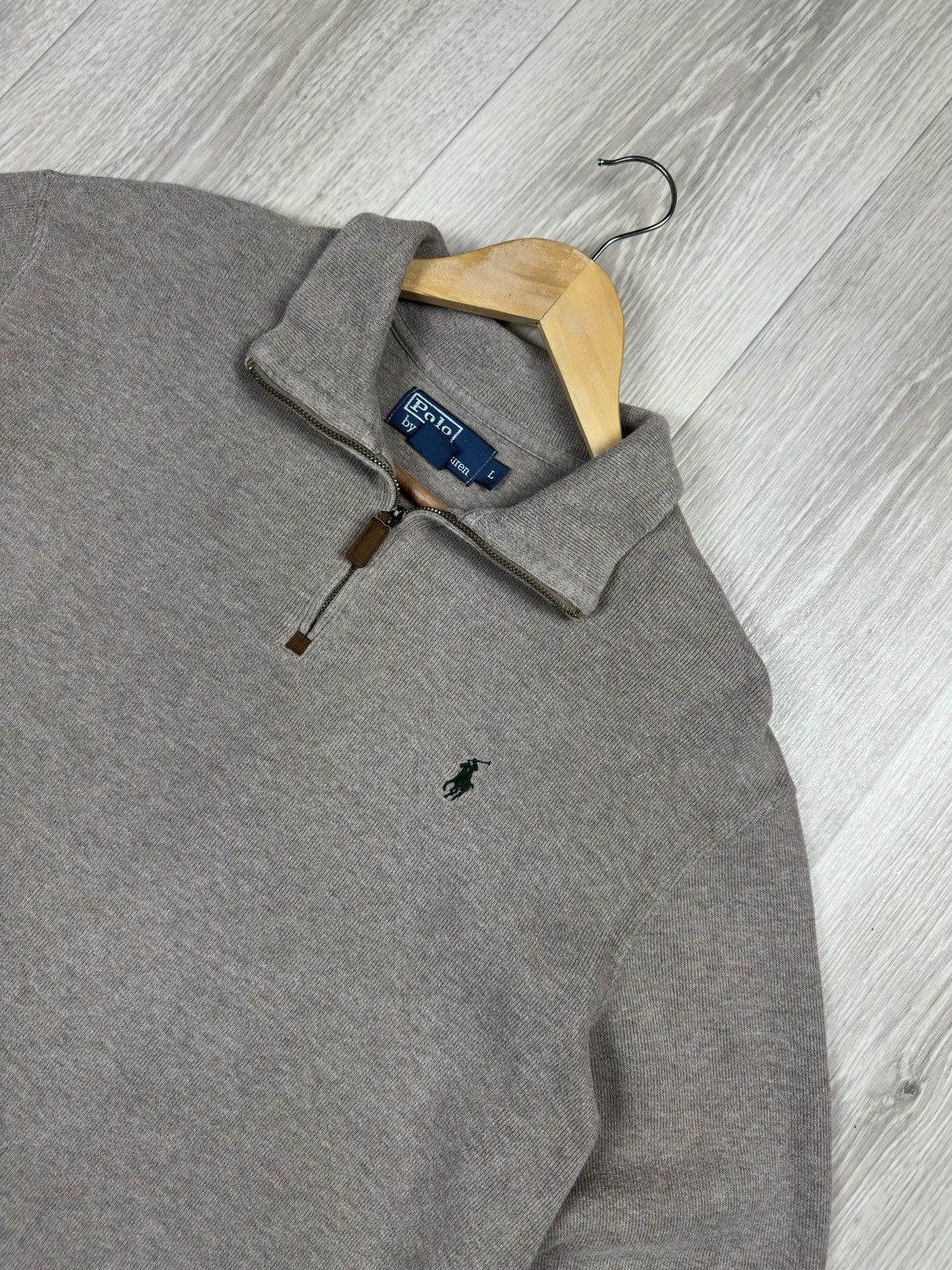 Polo Ralph Lauren Vintage Polo Ralph Lauren 1/4 Zip Sweater Old Money Size US L / EU 52-54 / 3 - 2 Thumbnail