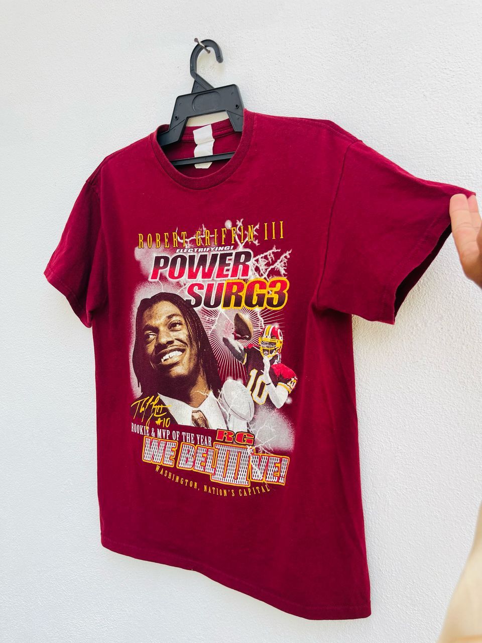 Japanese Brand × Vintage Vintage Robert Griffin 3 Power Surg3 Shirt Size US M / EU 48-50 / 2 - 4 Thumbnail