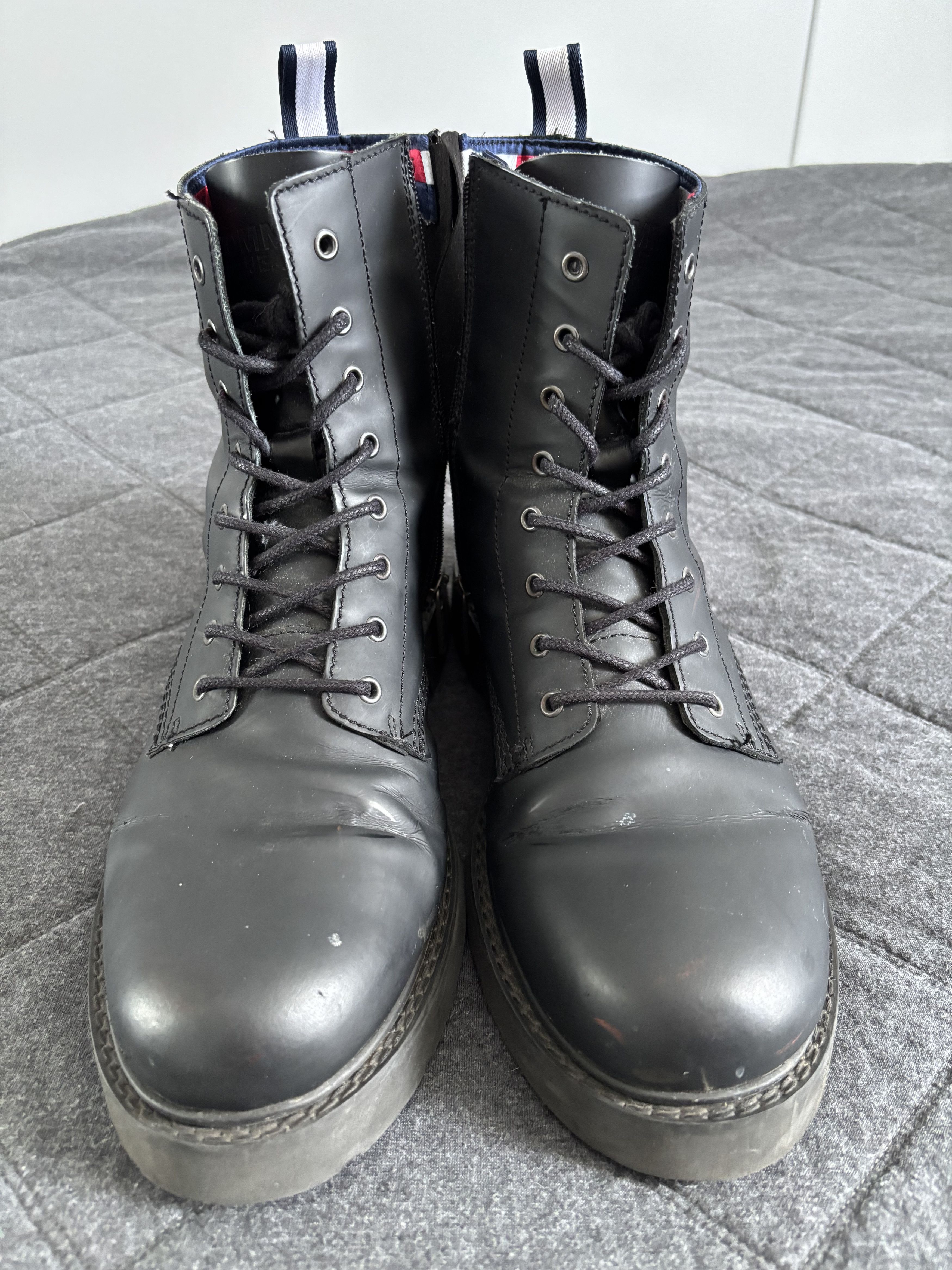 Tommy Jeans Tommy Jeans Lace-up/Zip Boots EM0EM00831 Size US 12 / EU 45 - 1 Thumbnail