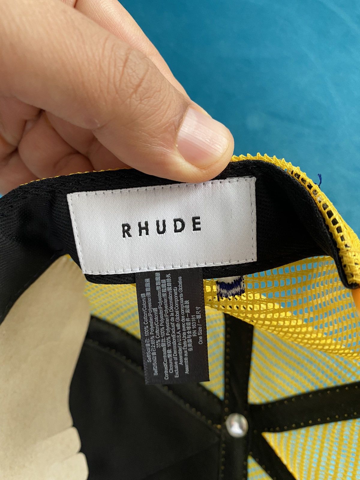 Rhude Rhude Classique Trophy Series Snap Back Trucker Cap Size ONE SIZE - 5 Thumbnail