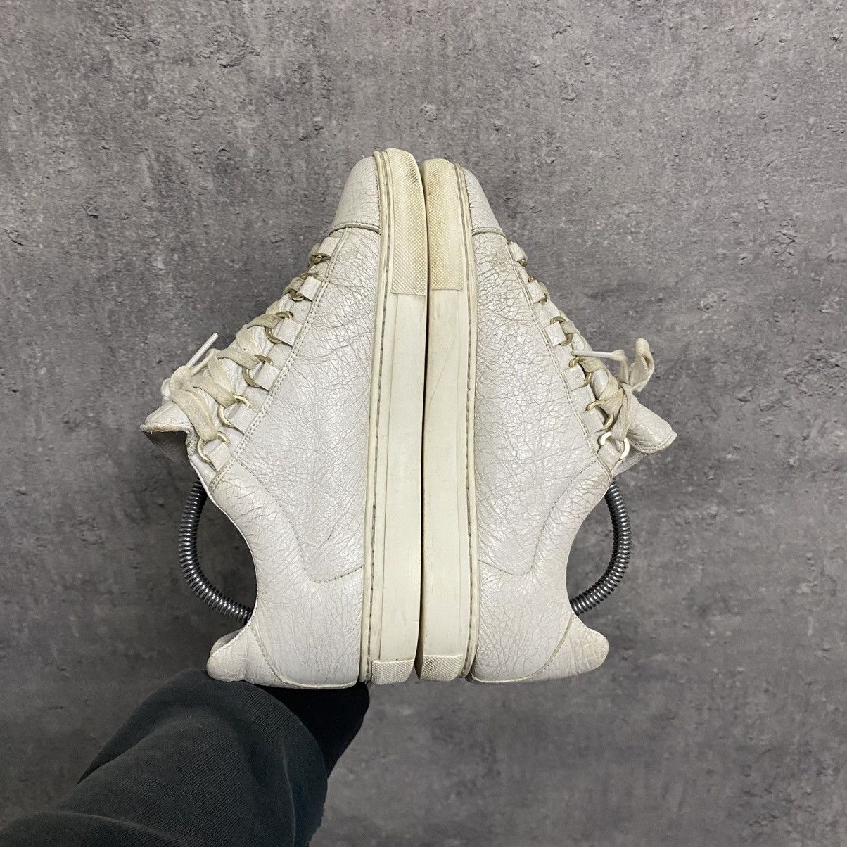 Balenciaga Balenciaga Arena Low Top Sneakers White Size US 5 / EU 37 - 10 Thumbnail