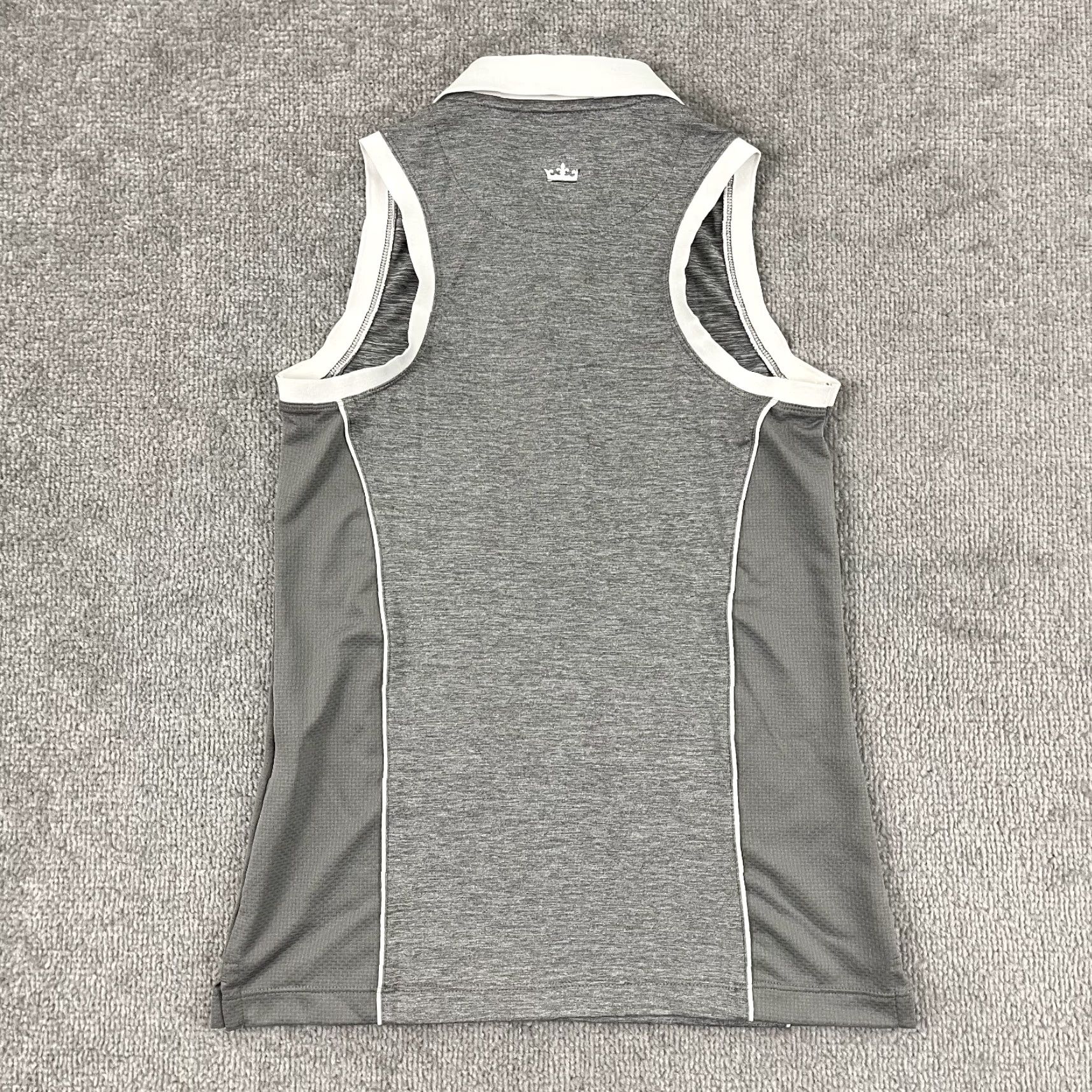 Peter Millar Peter Millar Polo Shirt Womens XS Gray White Golf Performance Sleeveless Tank Size XS / US 0-2 / IT 36-38 - 6 Thumbnail