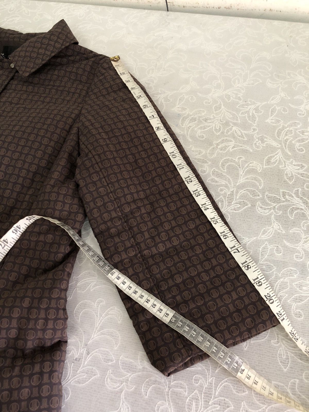 Lanvin Vintage Lanvin Monogram Light Puffer Jacket Size M / US 6-8 / IT 42-44 - 16 Thumbnail
