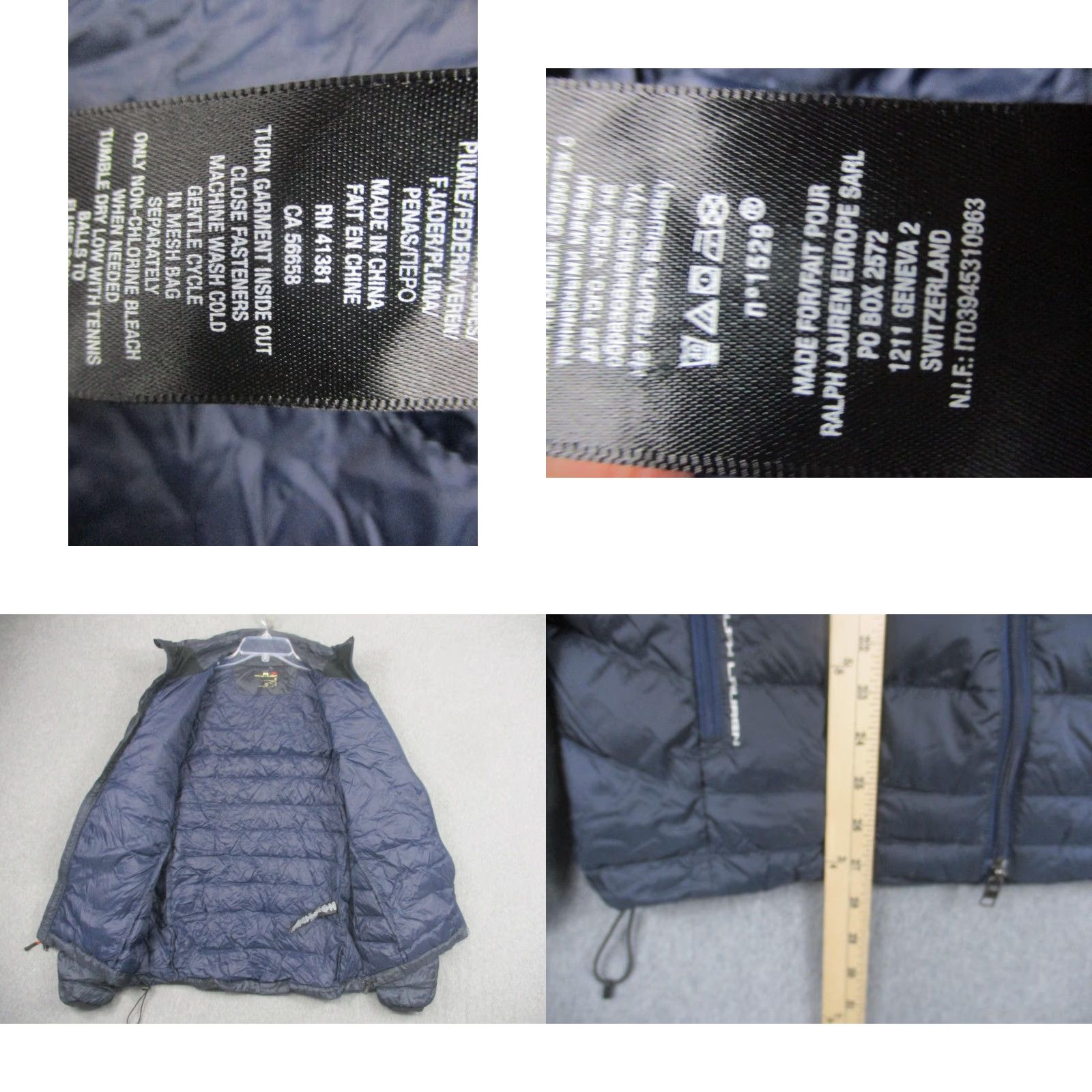 Ralph Lauren RLX Ralph Lauren Jacket Men Medium Navy Down Quilted Puffer Packable Lightweight Size US M / EU 48-50 / 2 - 8 Thumbnail