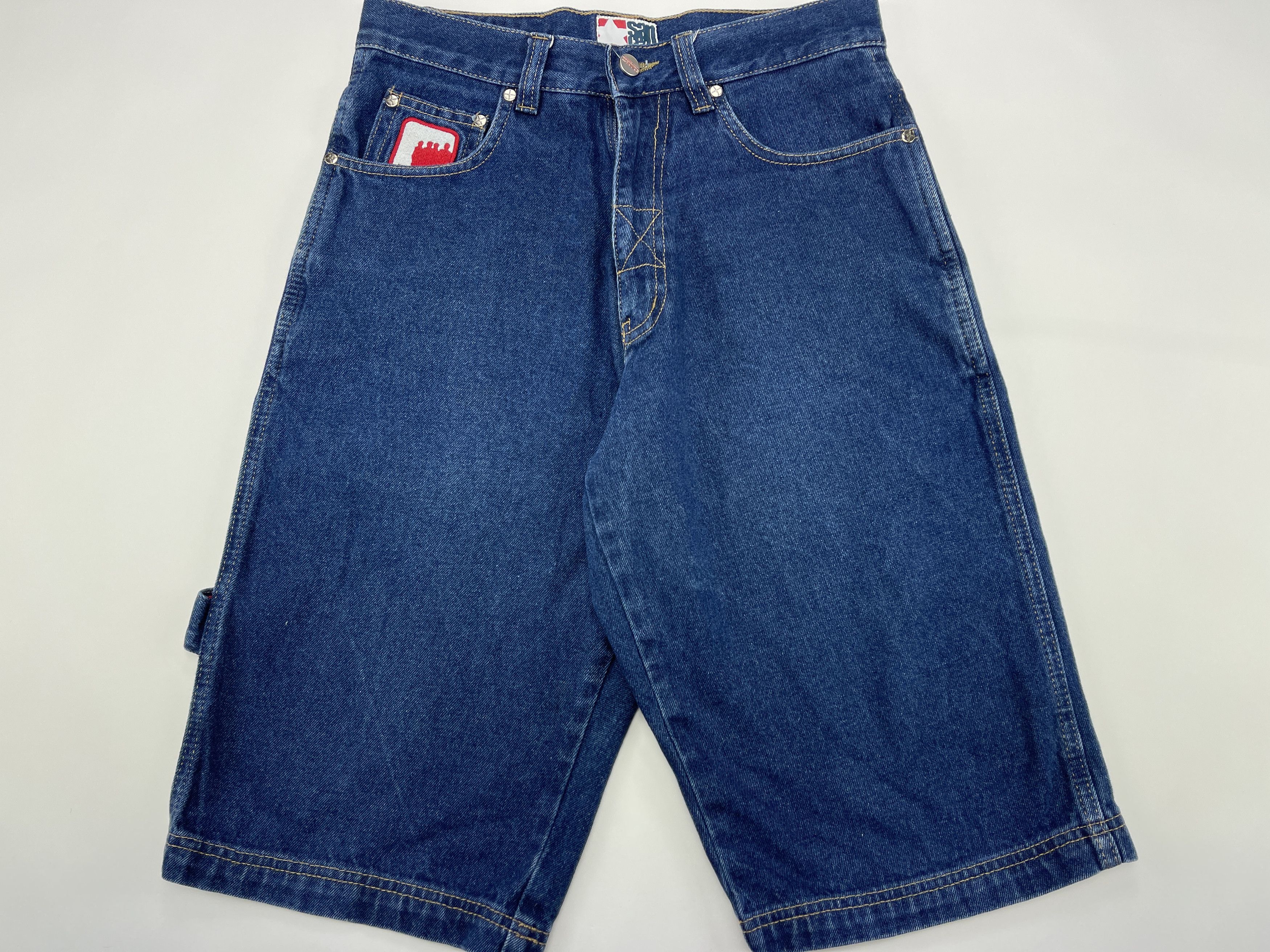 Vintage Sancezz jeans shorts, vintage skater shorts, 90s hip hop 30 Size US 30 / EU 46 - 4 Thumbnail