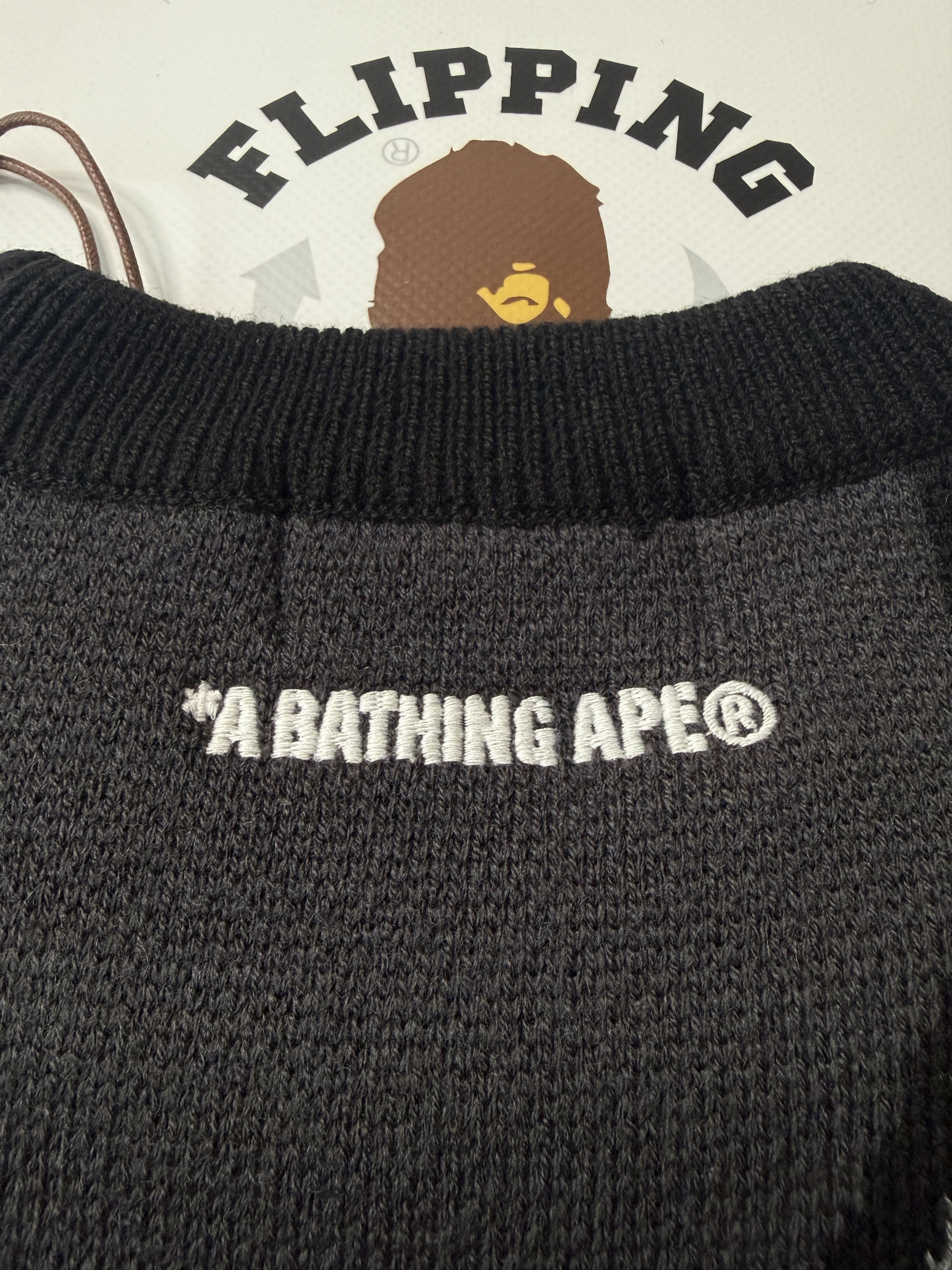 Bape BAPE MEGA ABC CAMO KNIT CREWNECK SWEATSHIRT Size US XL / EU 56 / 4 - 6 Thumbnail