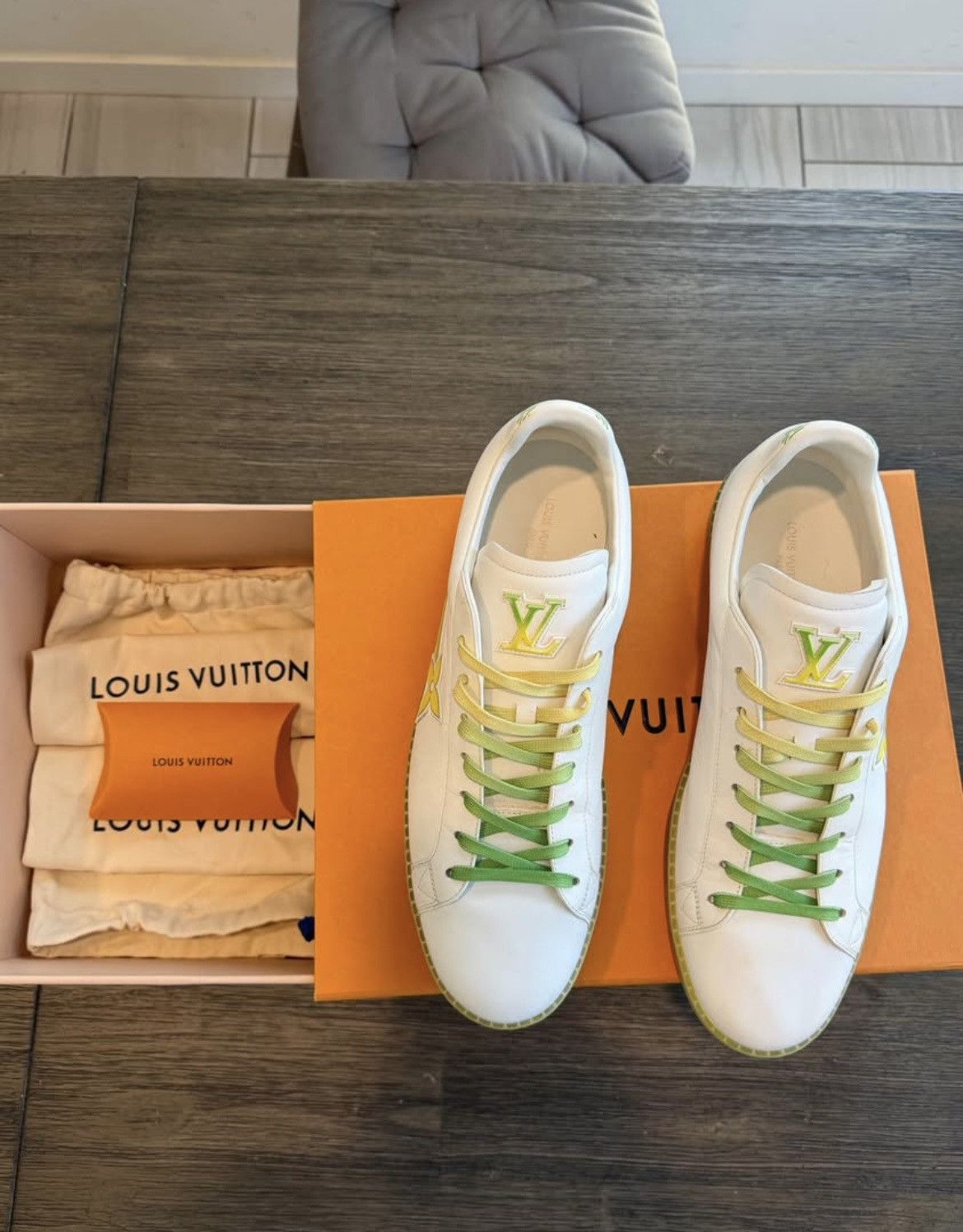 Louis Vuitton Authentic Louis Vuitton Luxembourg Samothrace Sneakers Size US 13 / EU 46 - 2 Thumbnail