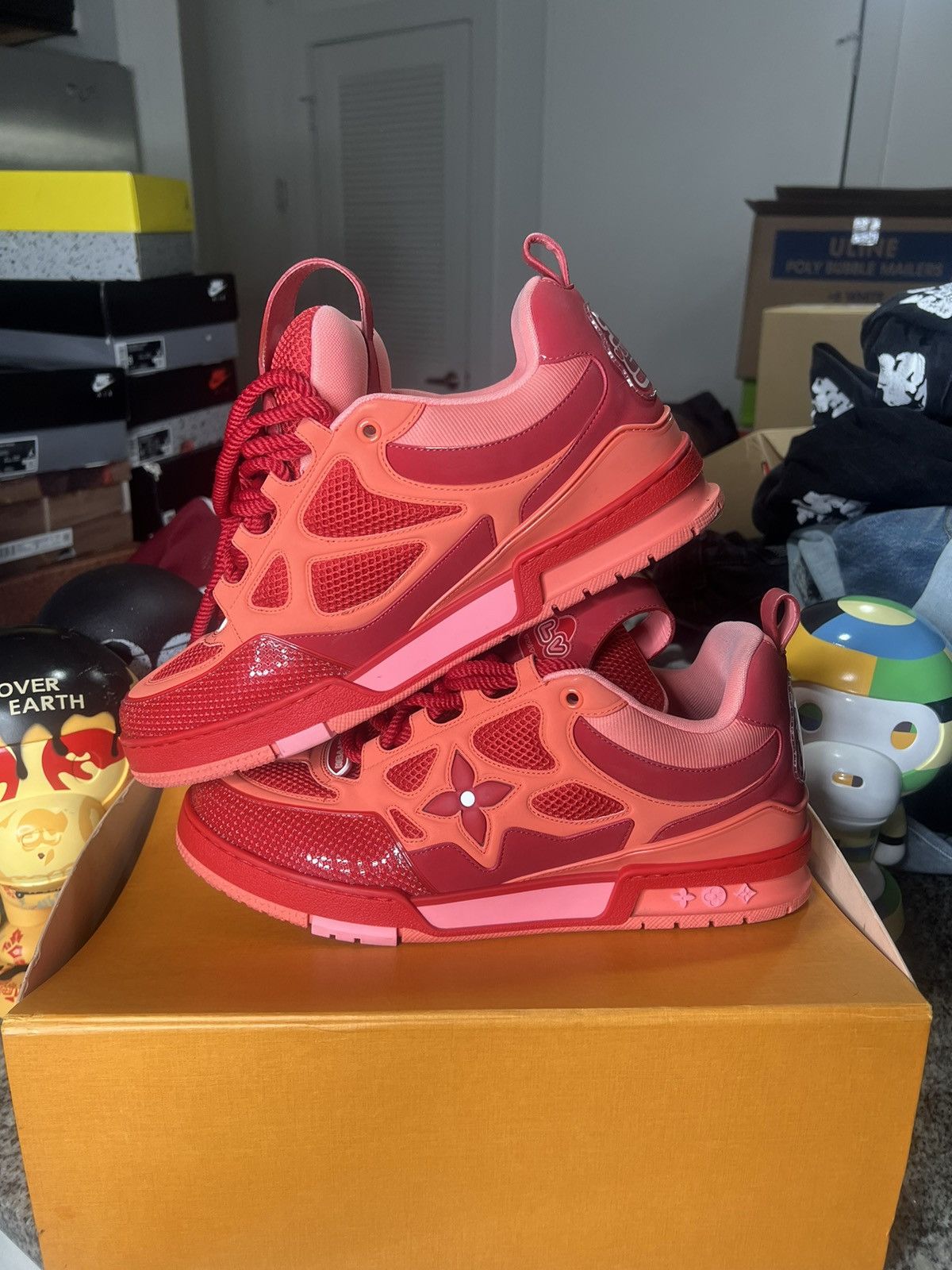 Louis Vuitton Lv Skate Sneaker ‘Red’ Size US 12 / EU 45 - 22 Thumbnail