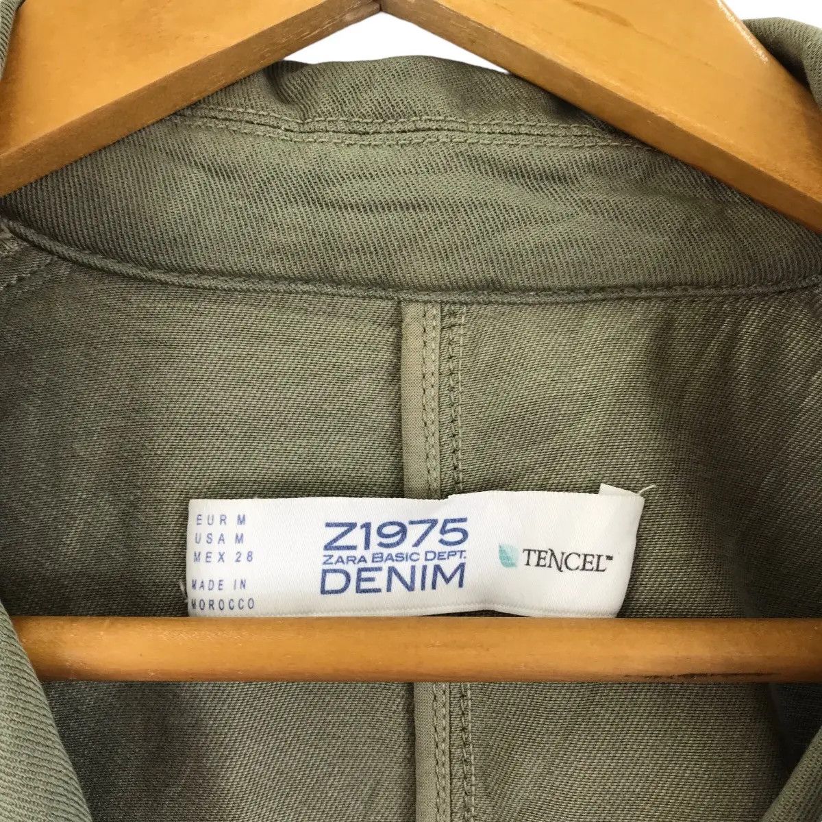 Zara ZARA DENIM TENCIL Z1975 Collection Parka Jeans Jacket Size L / US 10 / IT 46 - 6 Thumbnail