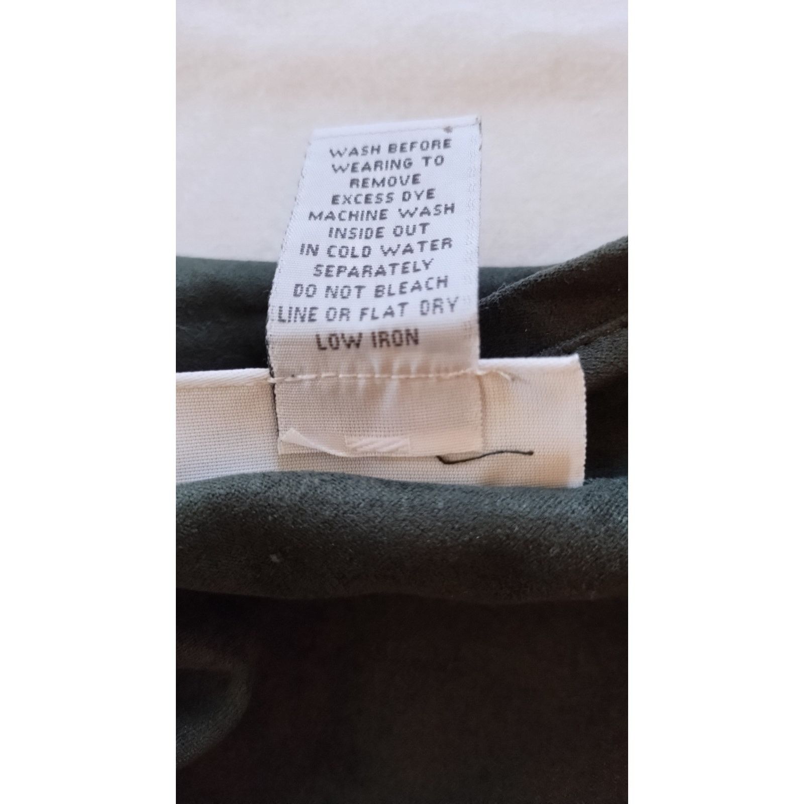 Avenue Avenue Army Olive Green Button Shirt Micro Suede size 22/24 Size 3XL / US 20-22 - 7 Thumbnail